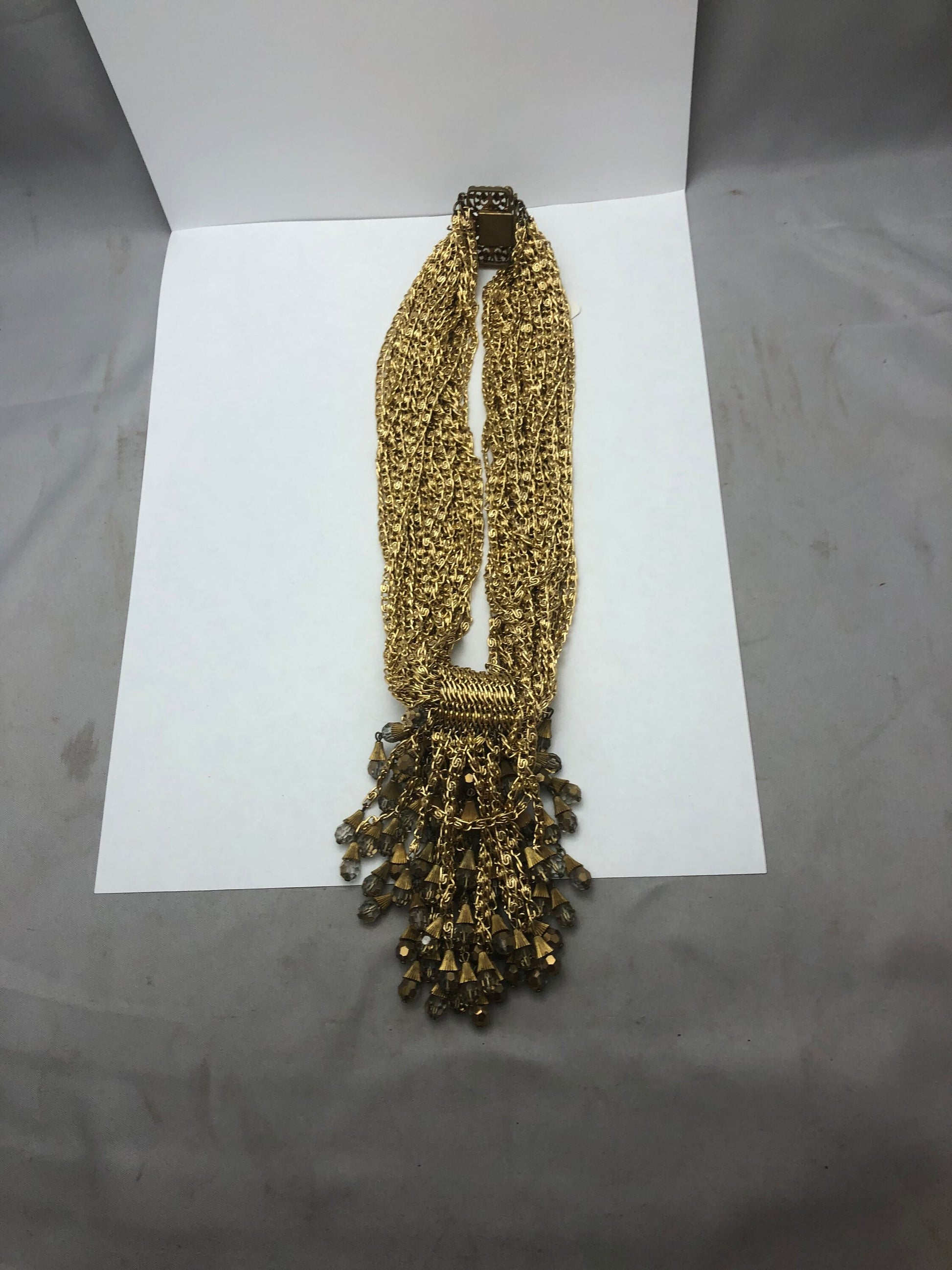 Geoffrey Beene gold necklace