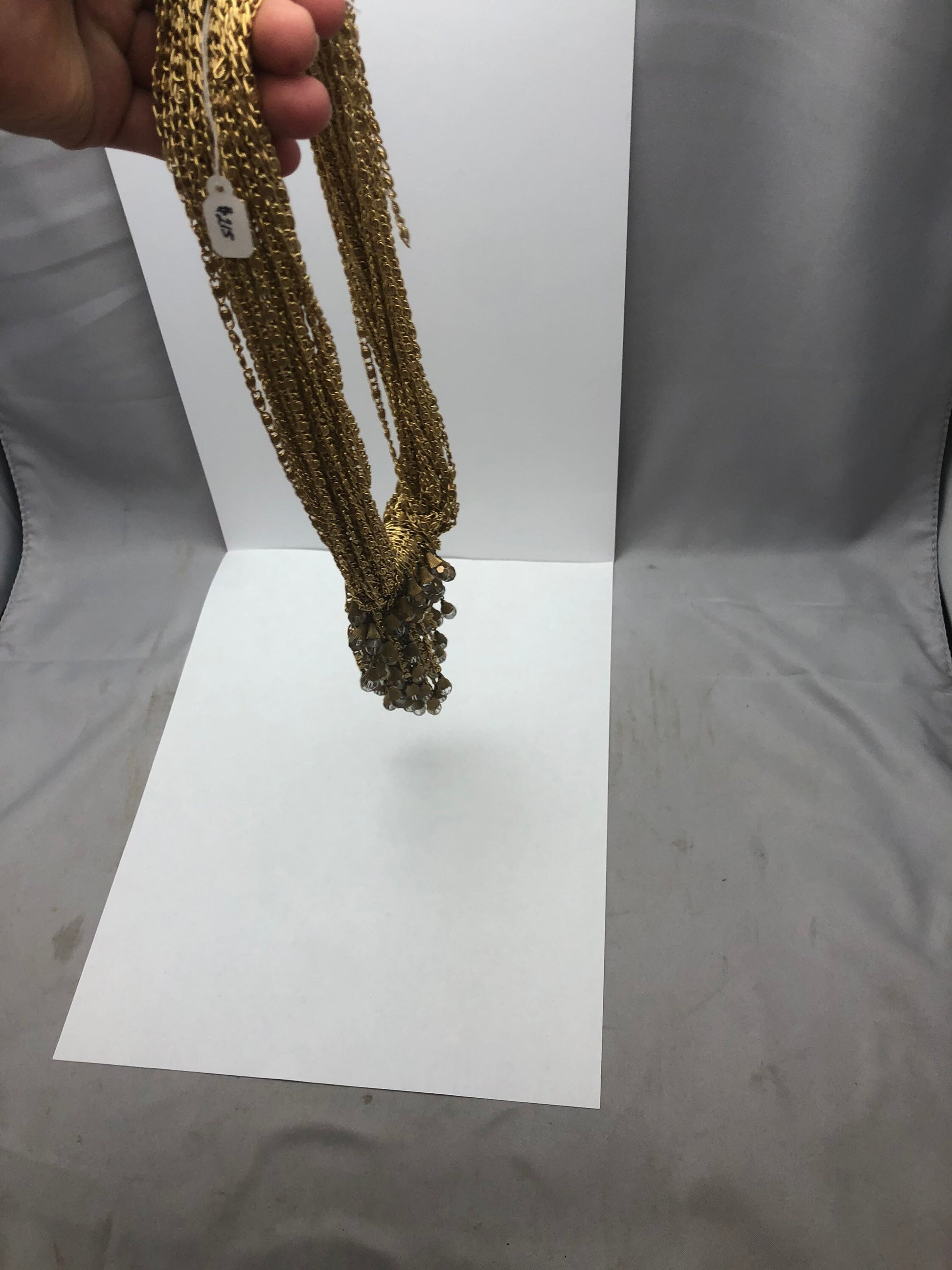 Geoffrey Beene gold necklace