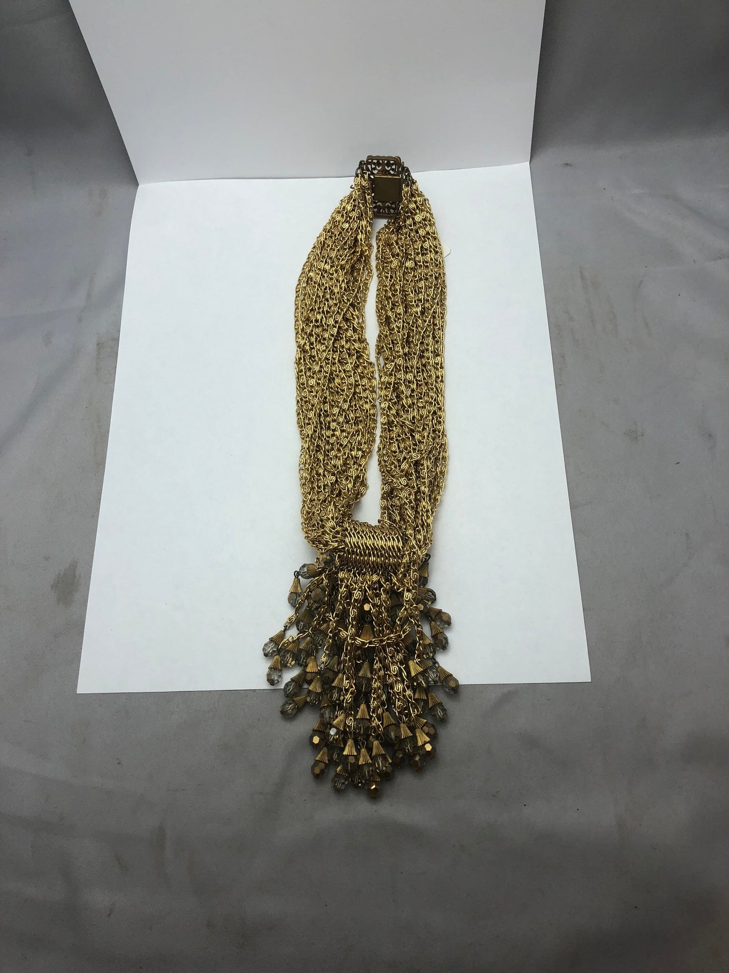 Geoffrey Beene gold necklace