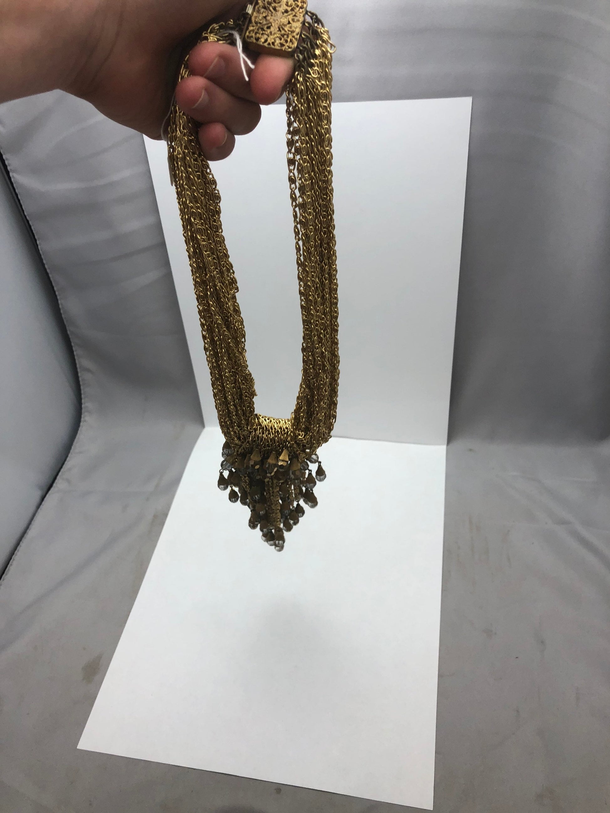 Geoffrey Beene gold necklace