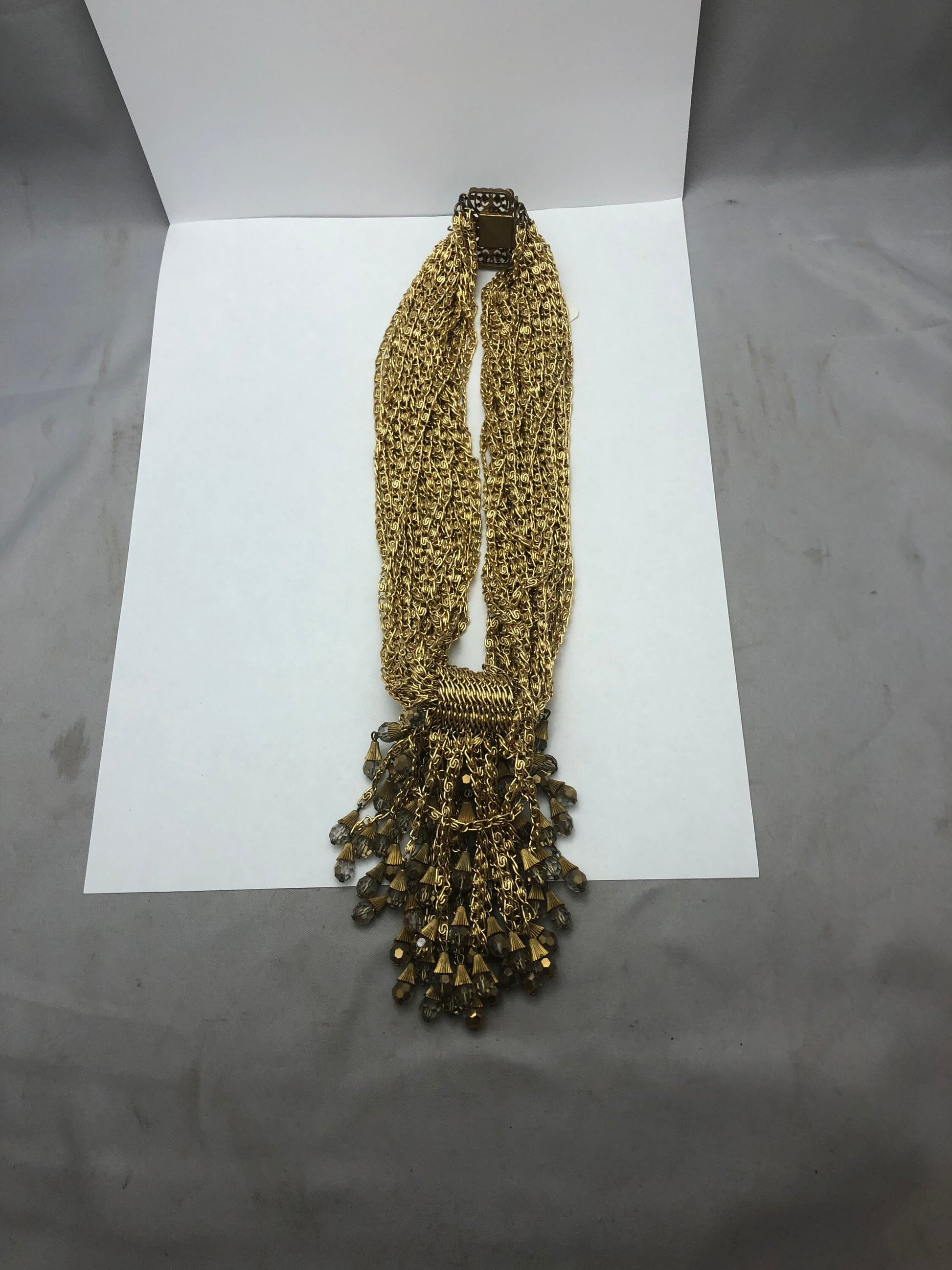 Geoffrey Beene gold necklace