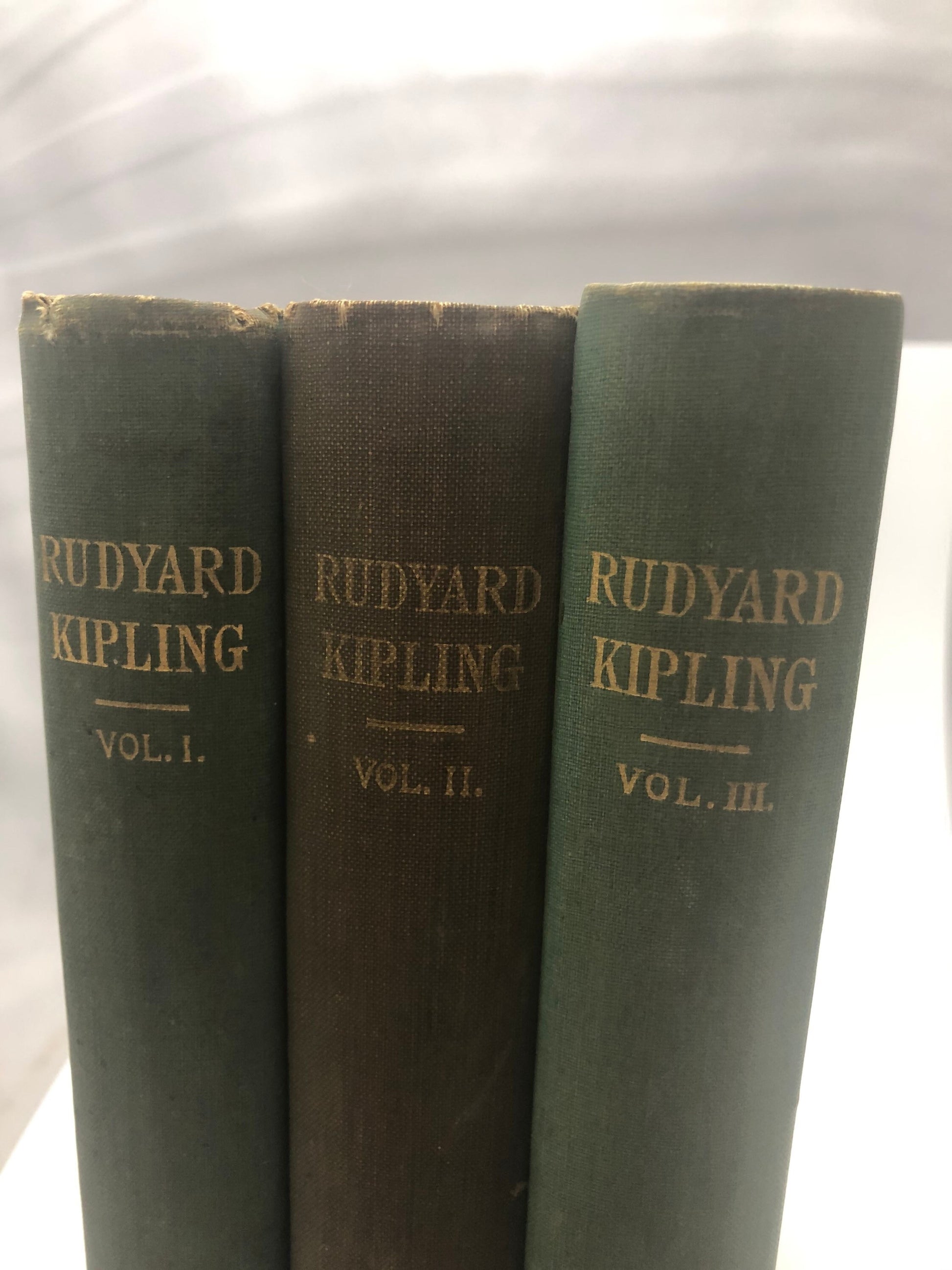 Vintage Rudyard Kipling Books Volumes: 1-3