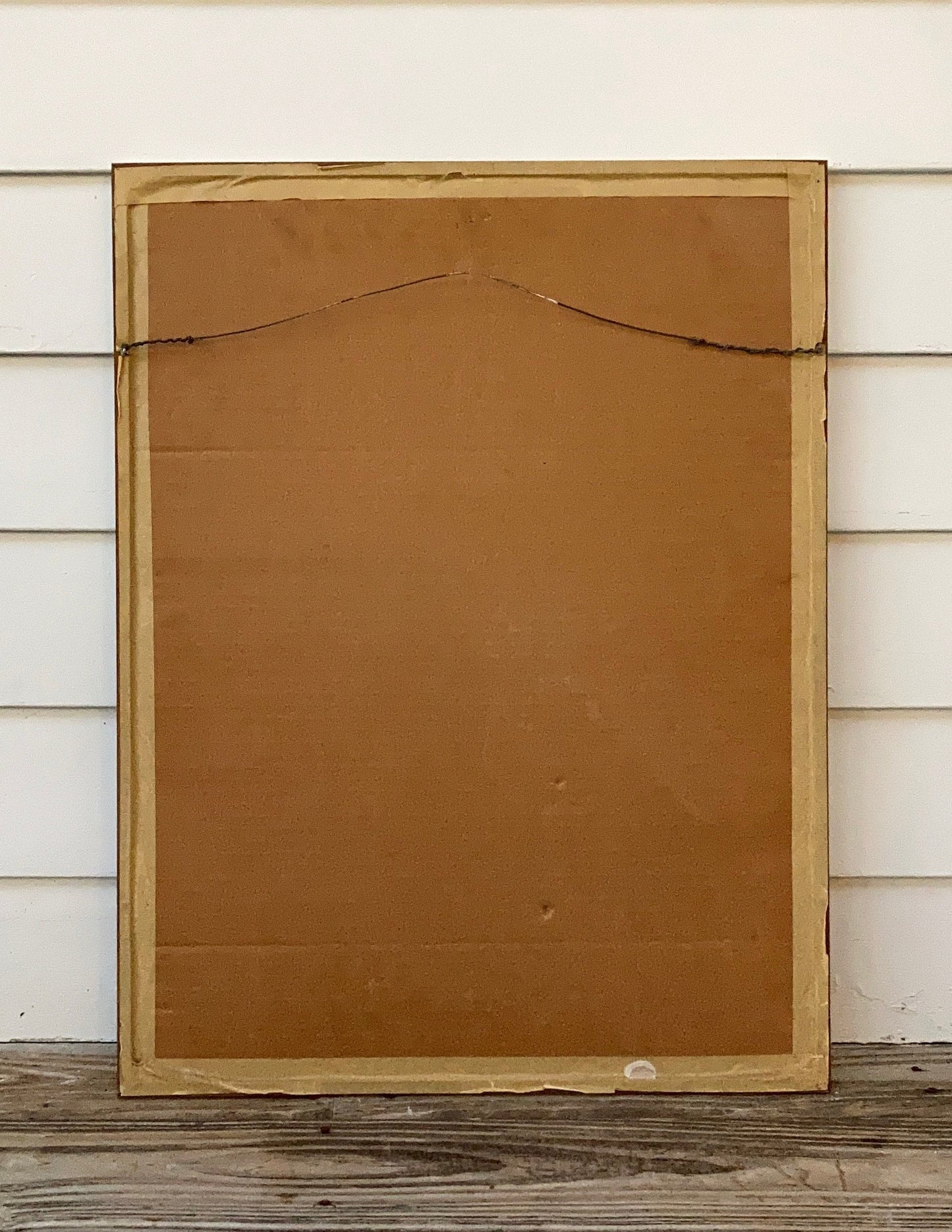 Vintage 1962 Framed Abstract Painting by Artist Aaron Levy