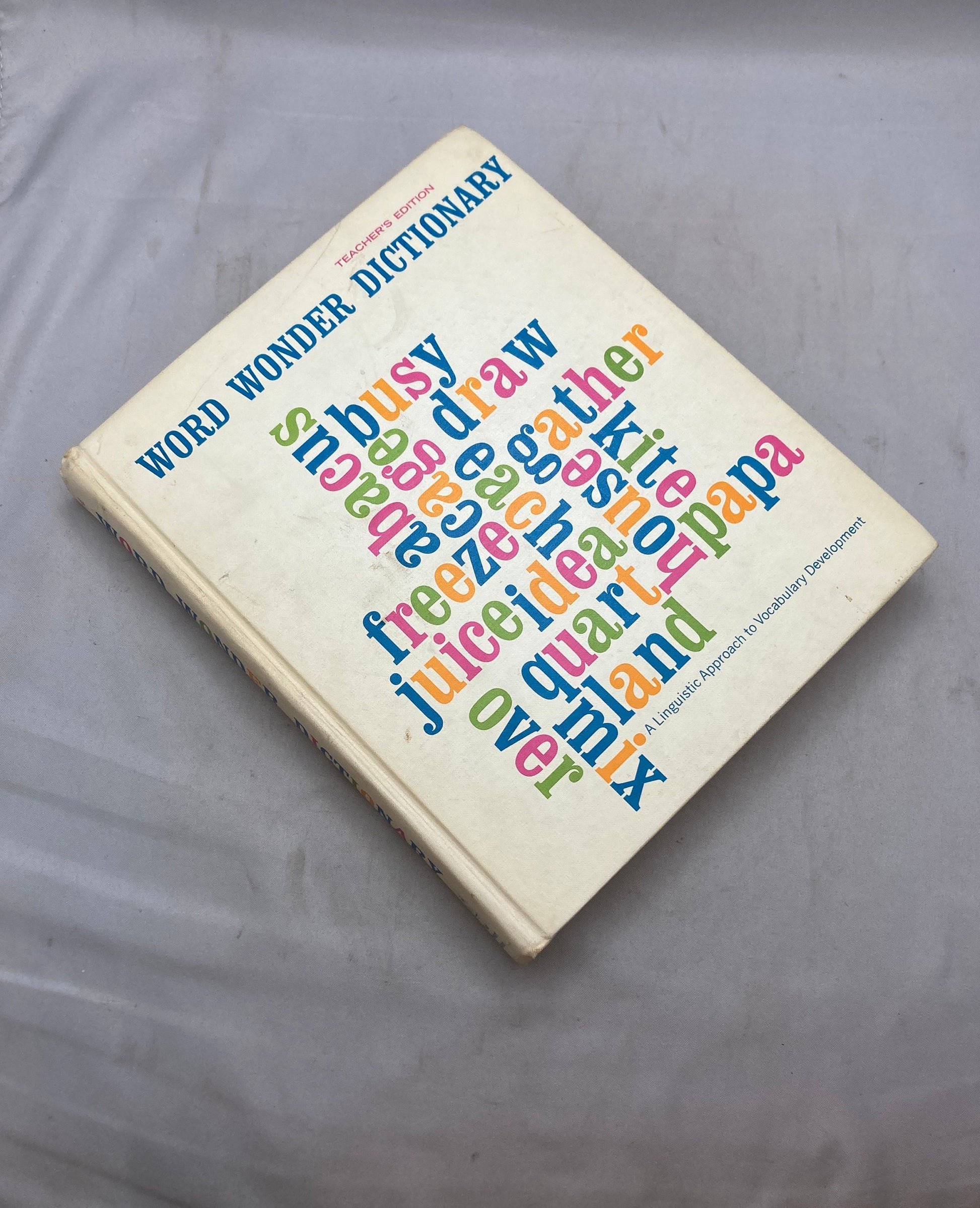 Vintage *Rare* 1966 Teacher's Edition of 'Word Wonder Dictionary' by Doris Whitman | Collectible Books