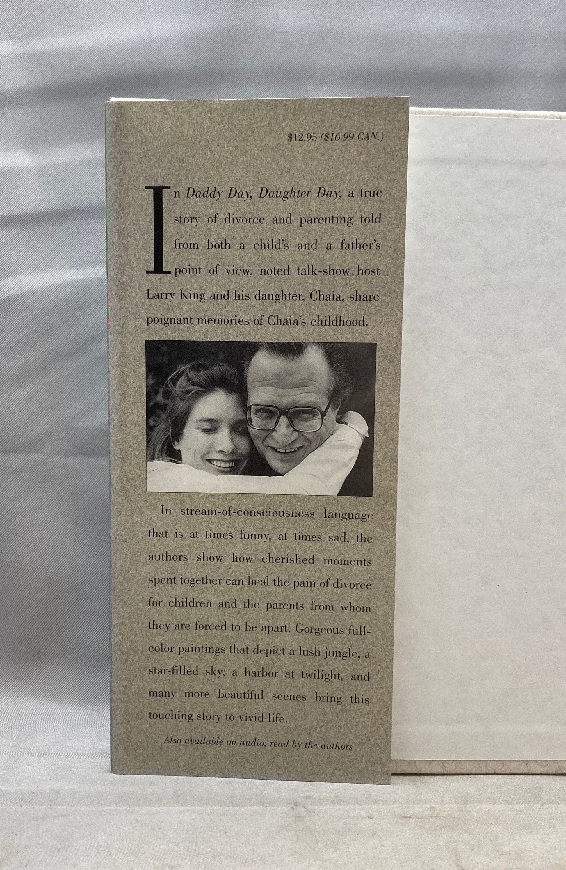 Vintage Signed Edition 'Daddy Day, Daughter Day' Larry King Chaia King, Autographed Book, Collector's Item, Rare Find