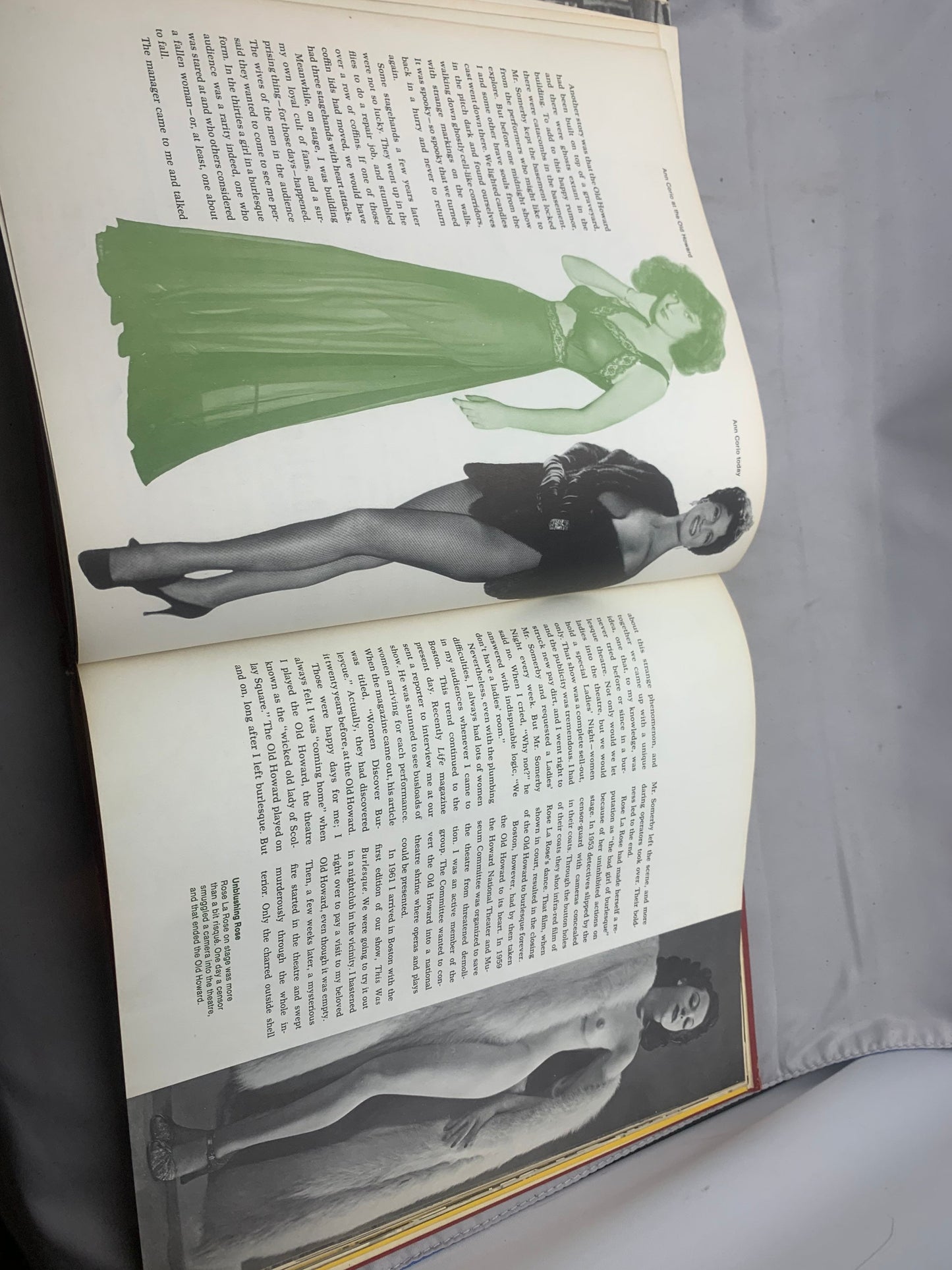 Vintage Burlesque Book, This Was Burlesque by Ann Corio with Joseph DiMona distribution by Castle Books