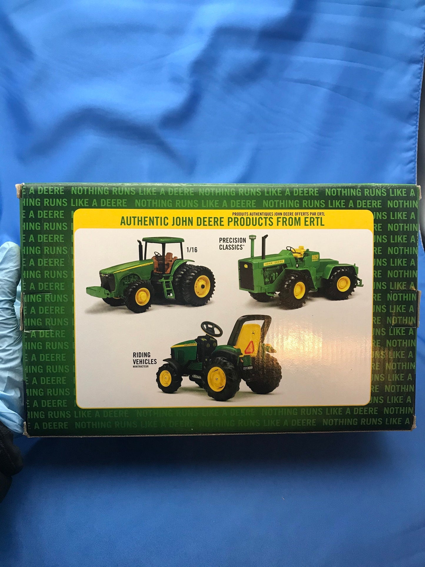 Vintage John Deere Tractor Toy Set, Five Piece Set, Farm Toy, Collectible Set, Kids Toy, Farmhouse Decor