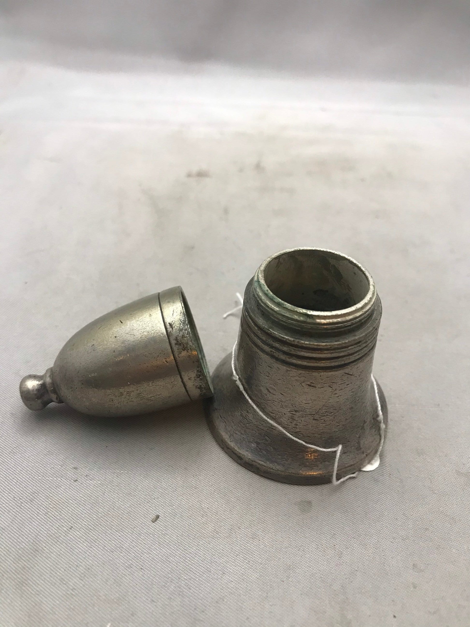 Vintage England Bell Salt and Pepper Steel Shaker