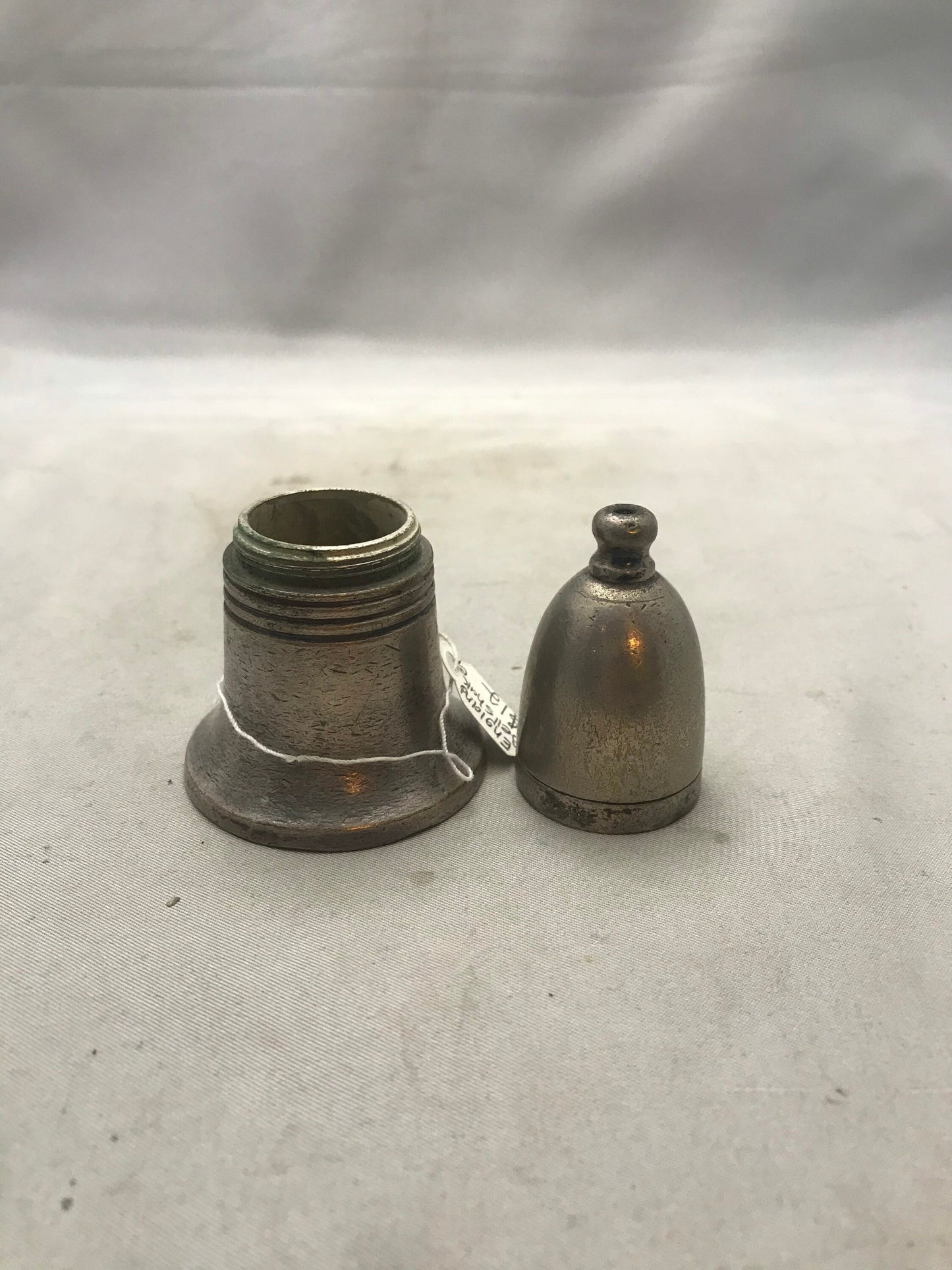 Vintage England Bell Salt and Pepper Steel Shaker