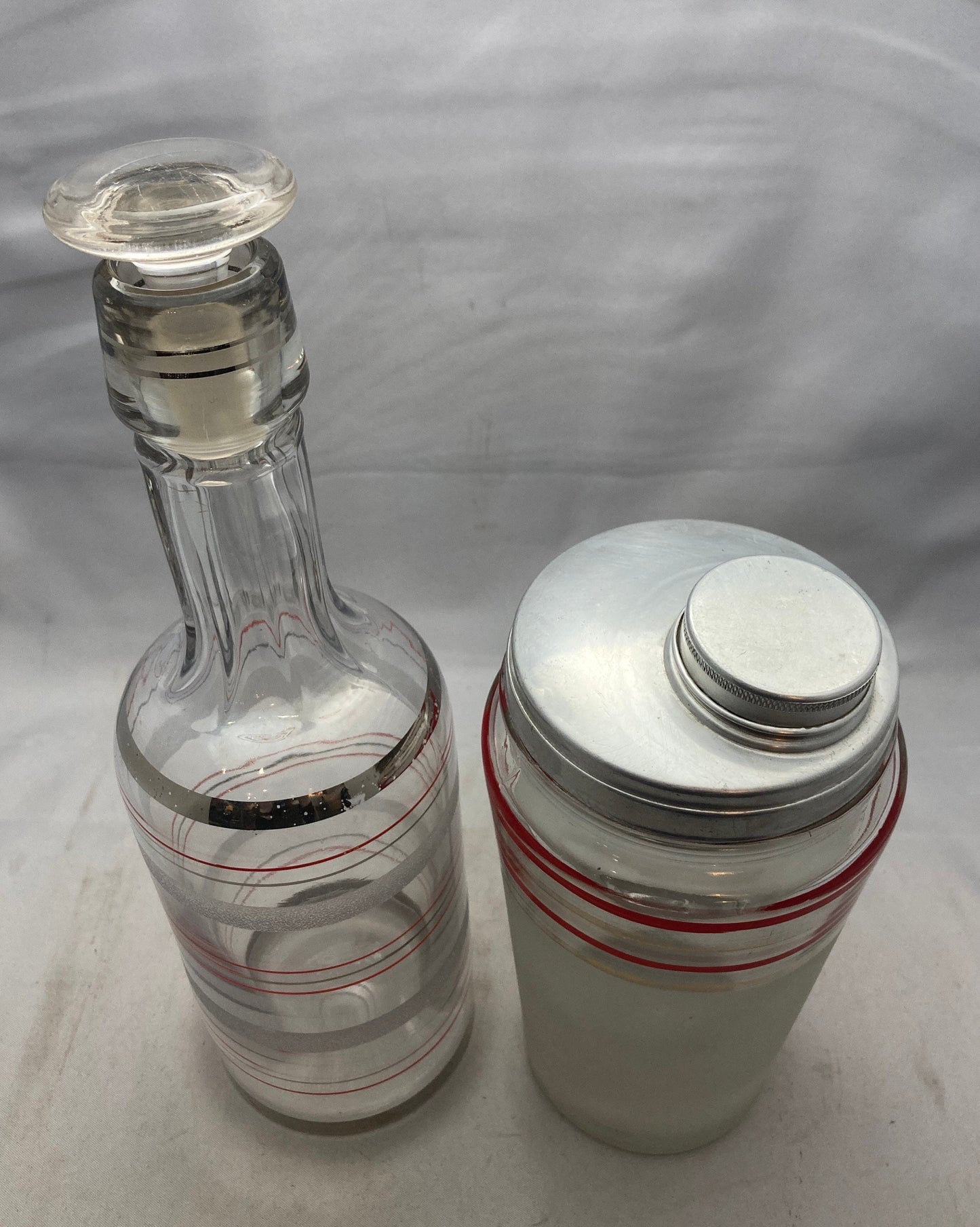 Vintage Cocktail Shaker & Decanter