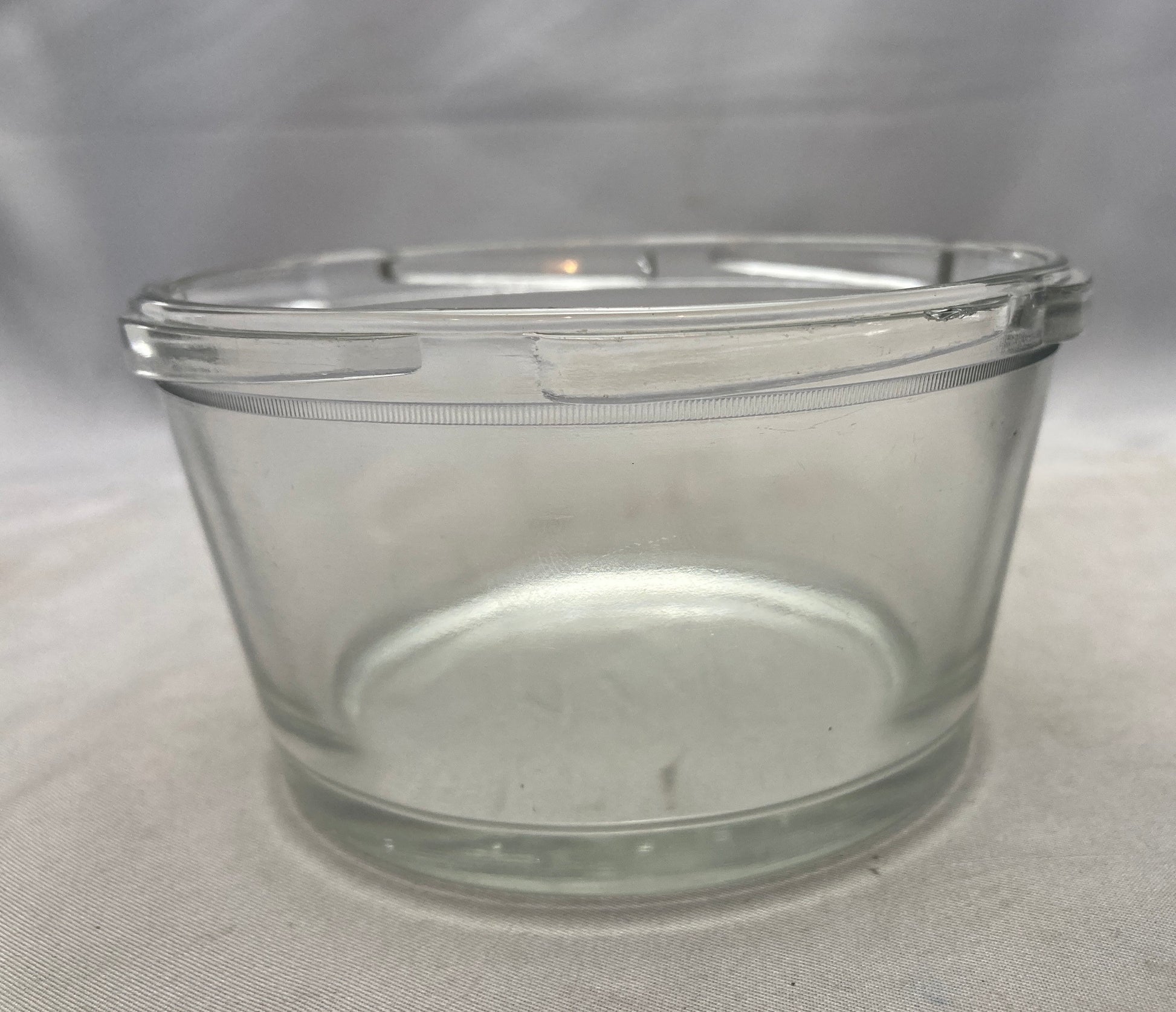 Vintage Glass Container, 'Imported Bismarck Herrings' by Vita Fish New York