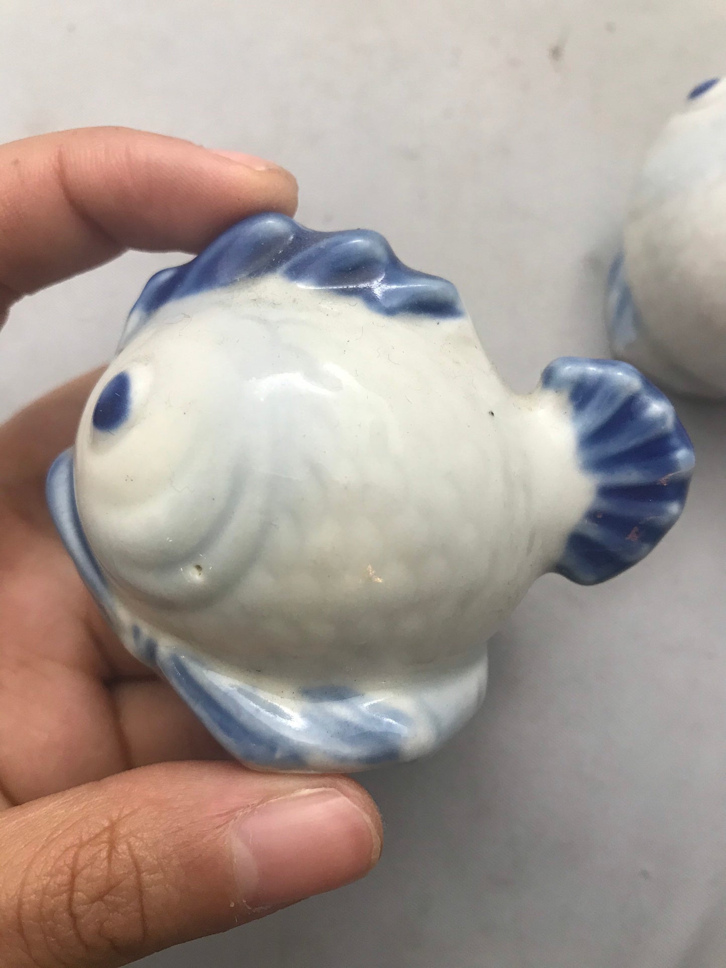 Vintage Porcelain Fish - Salt&Pepper Shakers