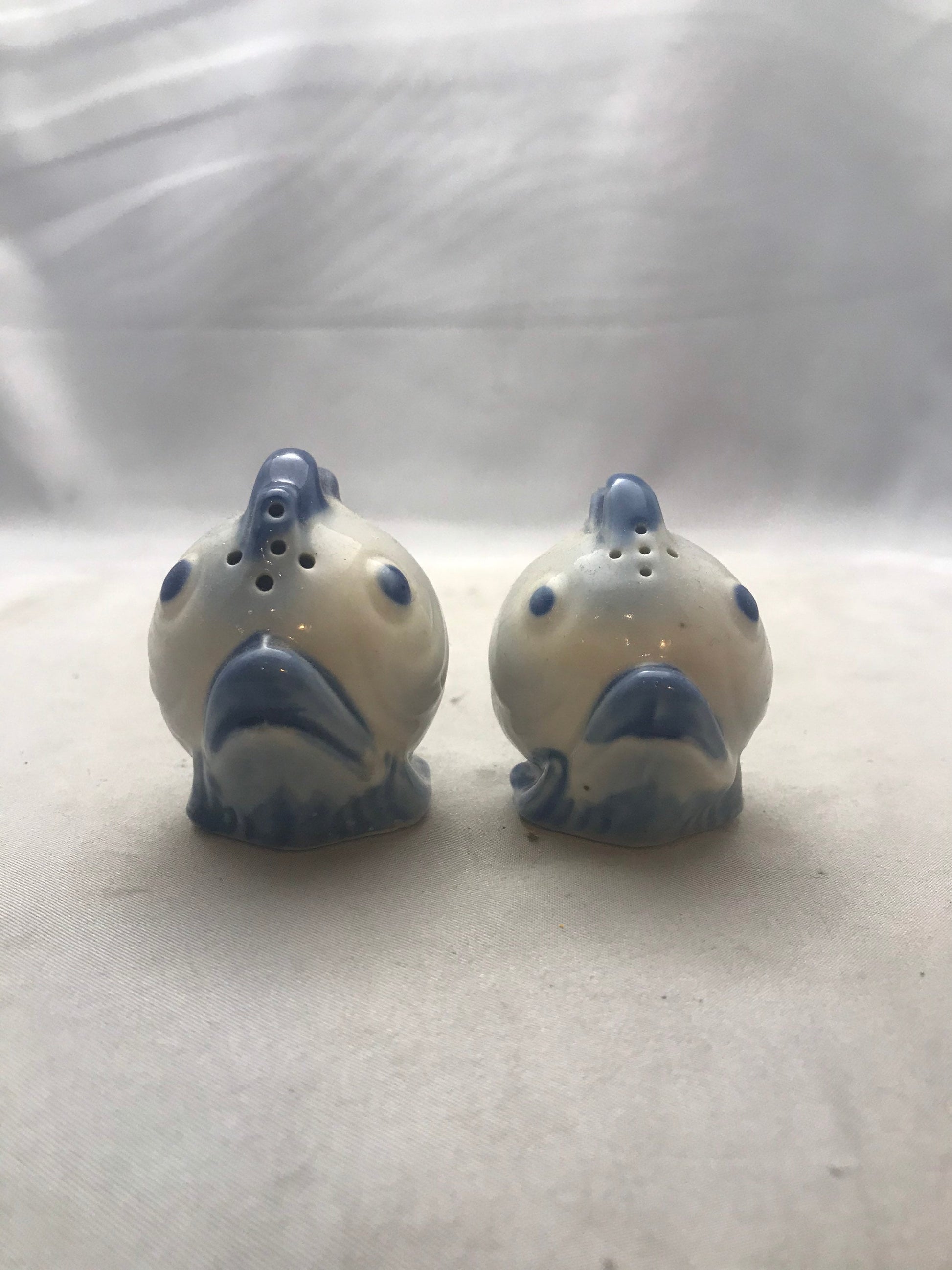 Vintage Porcelain Fish - Salt&Pepper Shakers