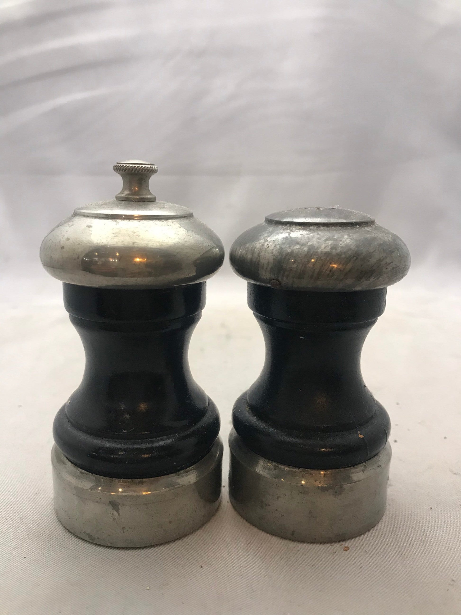 Vintage Steel - Salt & Pepper Shakers