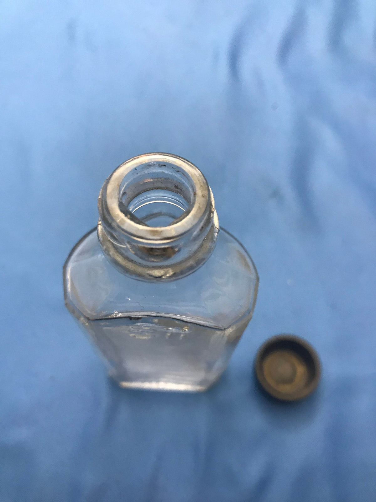 Vintage Owens Apothecary Bottle with Lid Cap