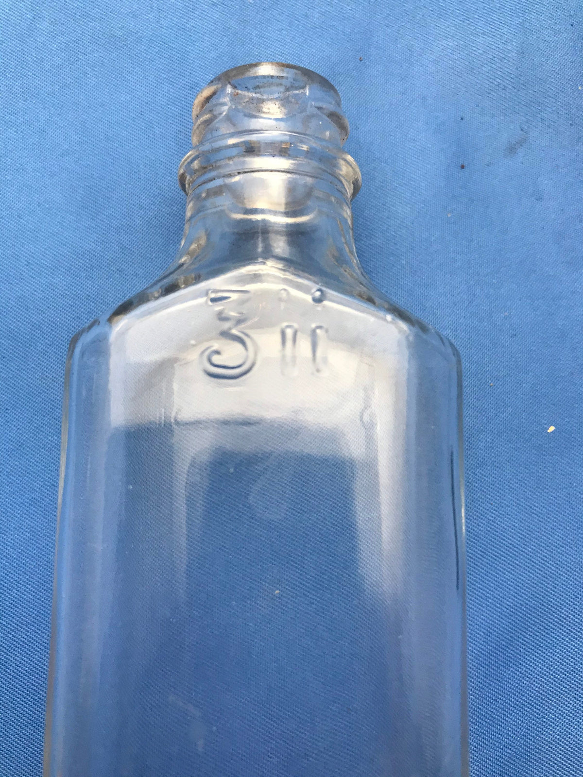 Vintage Owens Apothecary Bottle with Lid Cap