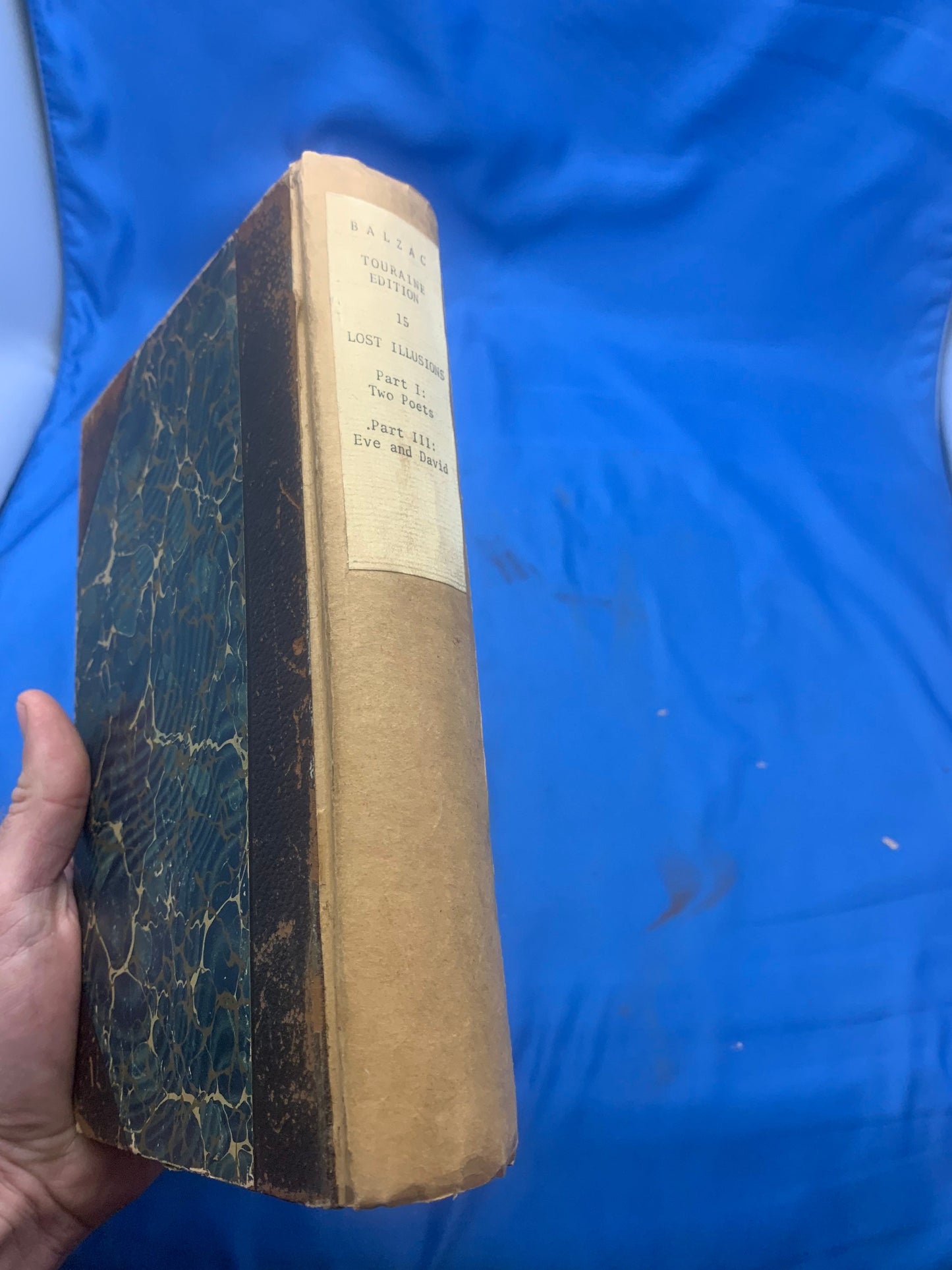 Balzac Touraine Edition 15 Lost Illusions Part 1 - Two Poets Part III: Eve and David. Honore De Balzac Comedie Humaine, copyright 1901