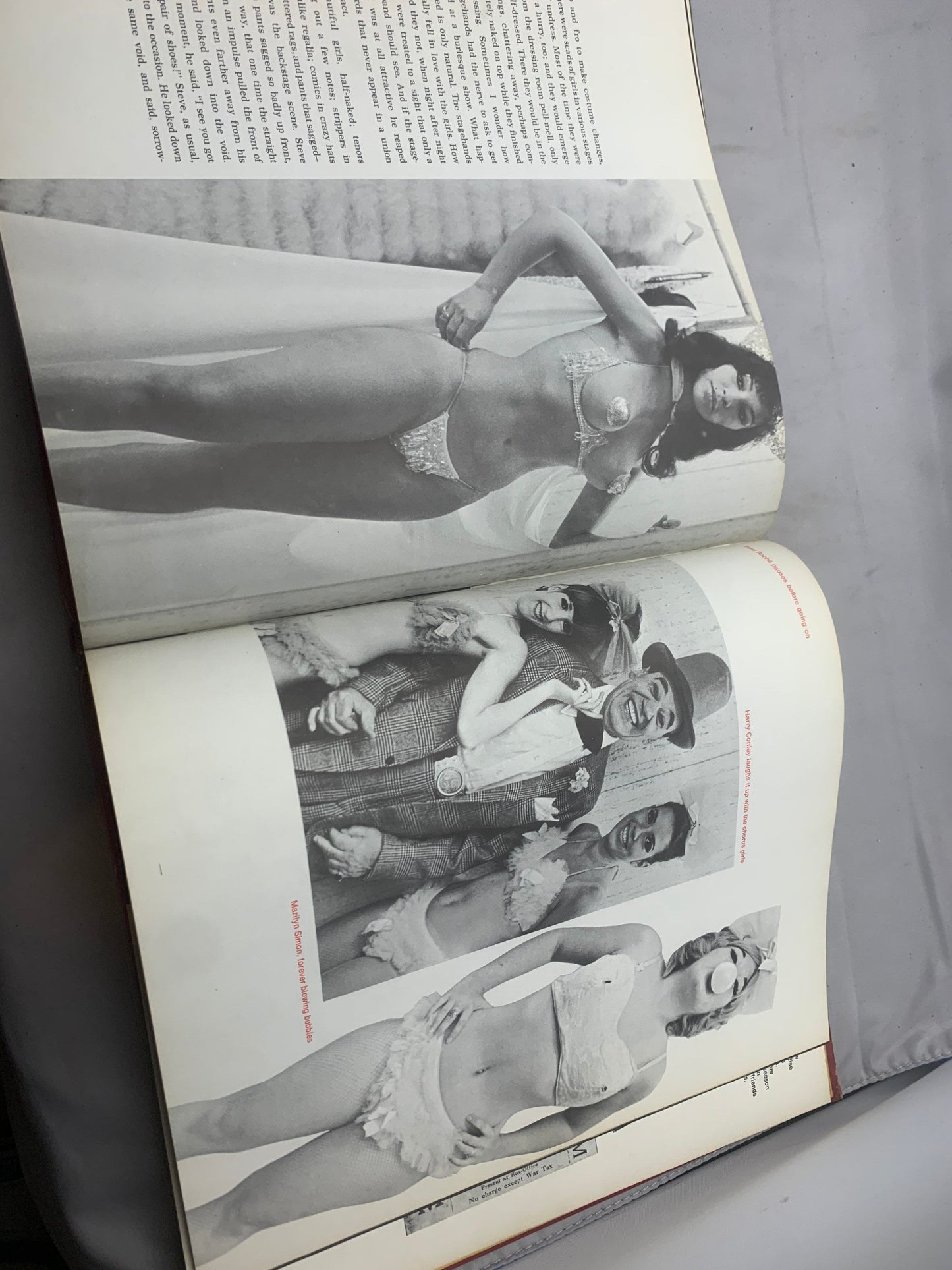 Vintage Burlesque Book, This Was Burlesque by Ann Corio with Joseph DiMona distribution by Castle Books