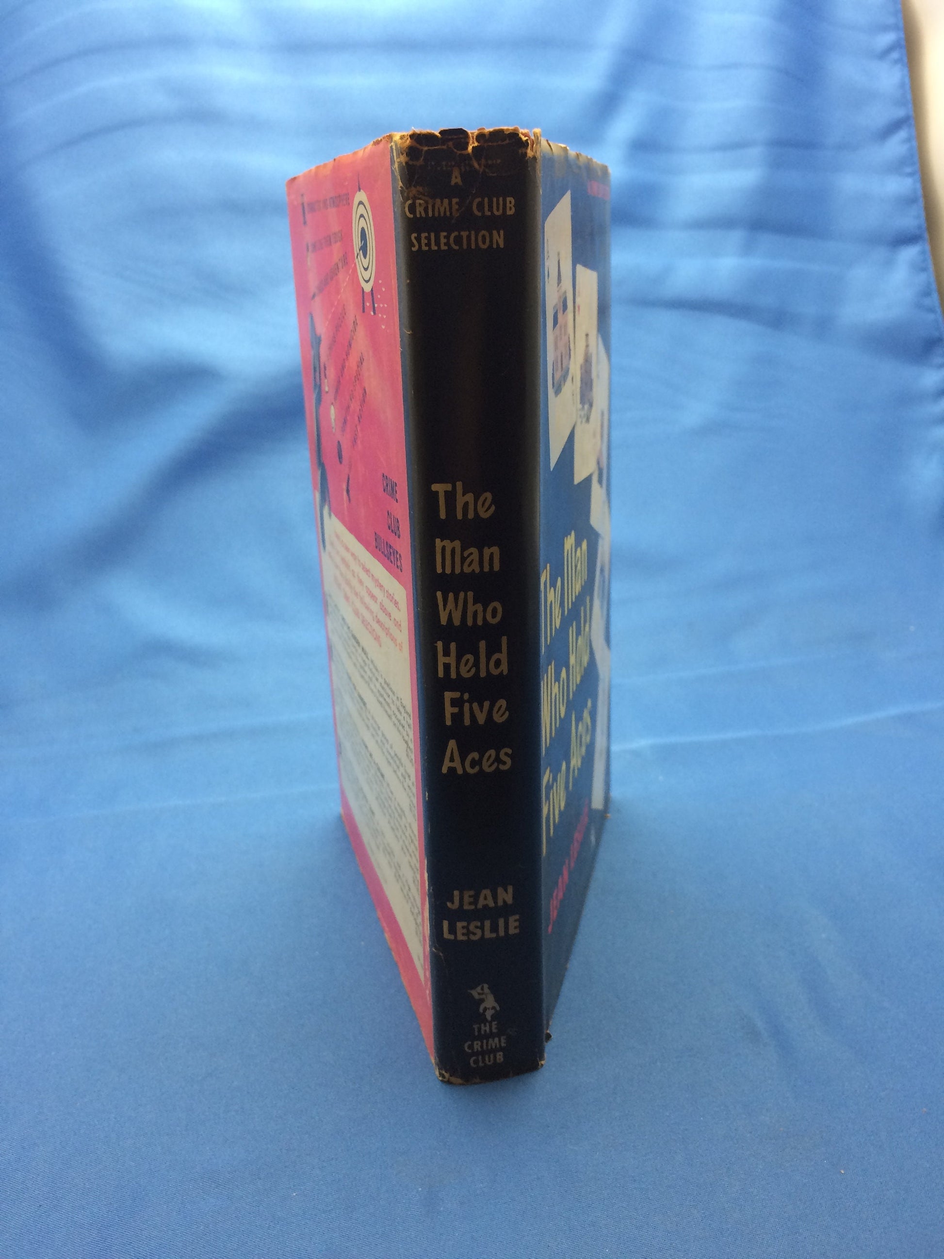 The man who held five aces by Jean Leslie published by Doubleday & Company, Inc, First Edition