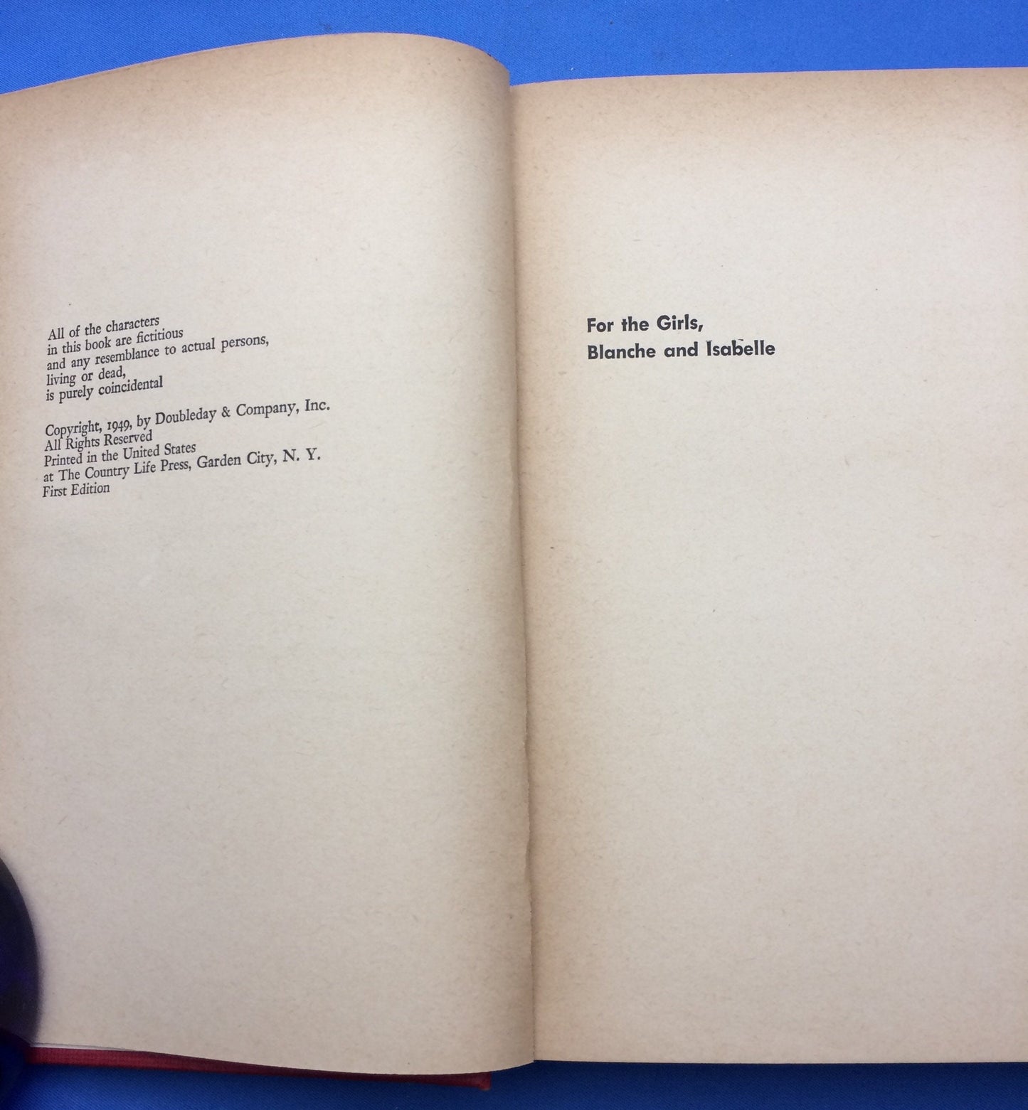 The man who held five aces by Jean Leslie published by Doubleday & Company, Inc, First Edition