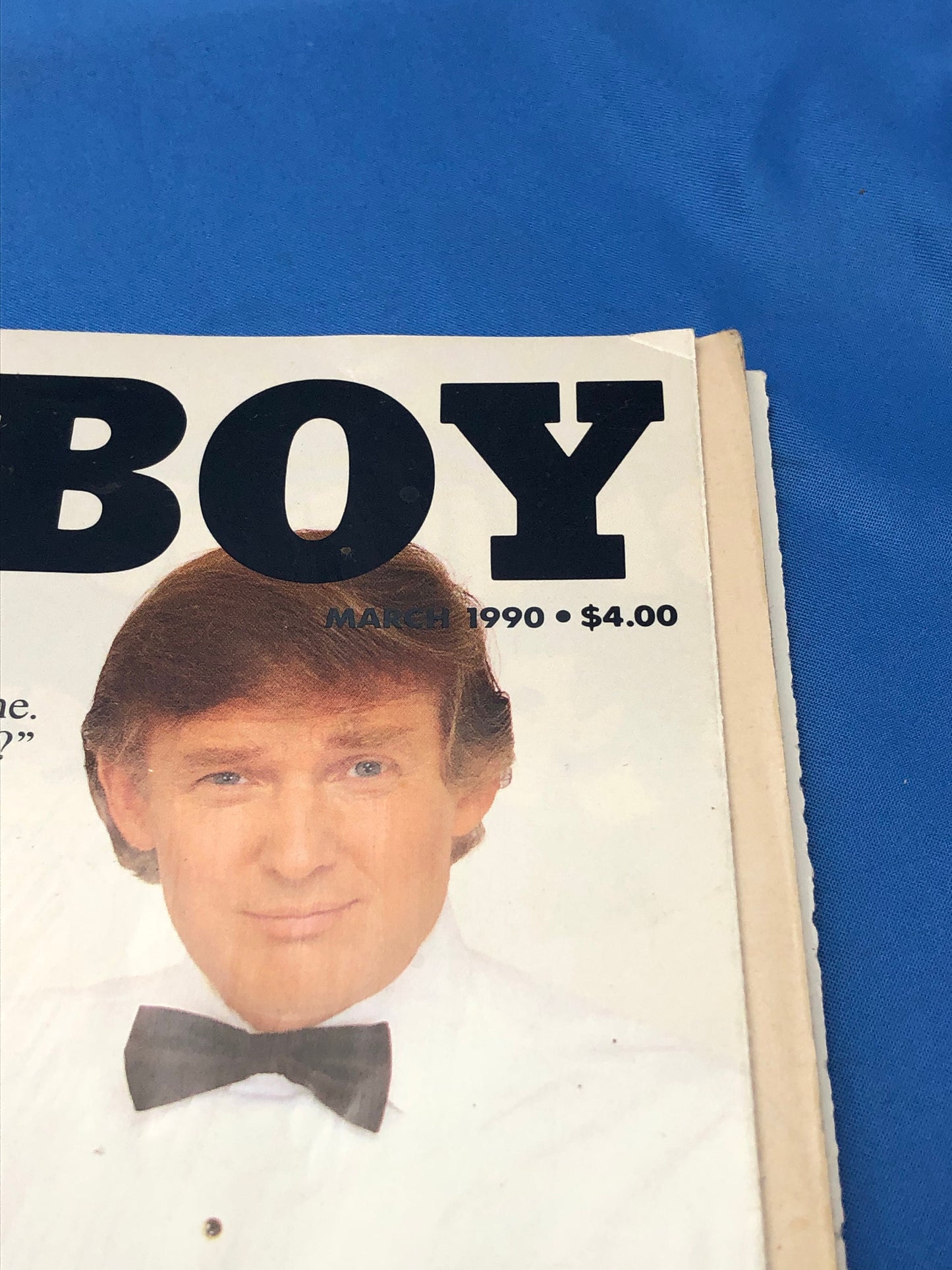 Vintage Donald Trump Playboy Magazine March 1990 Edition