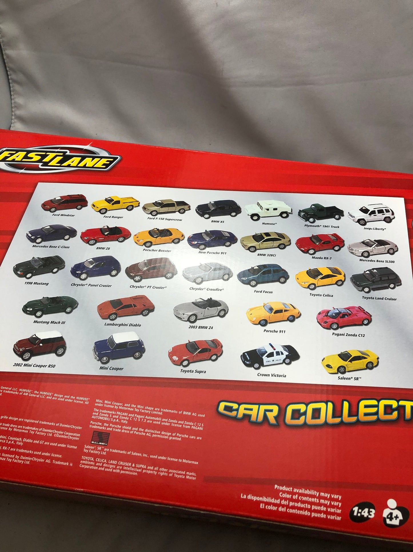 Vintage Fast Lane 8 Pack Car Collection | Toys and Games