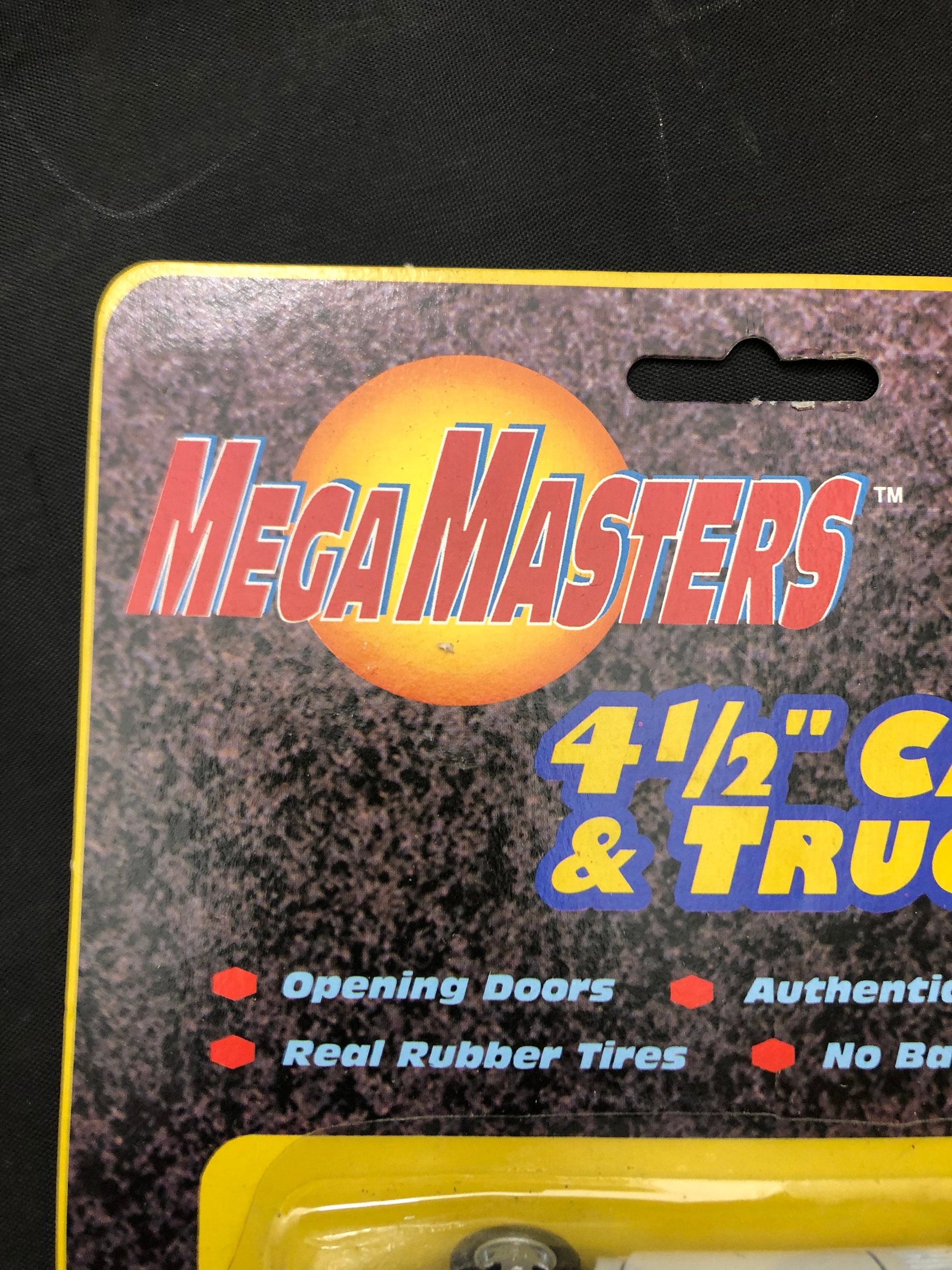 Vintage Mega Masters Die Cast Metal Pull Back Action 4 1/2" Cars and Trucks.