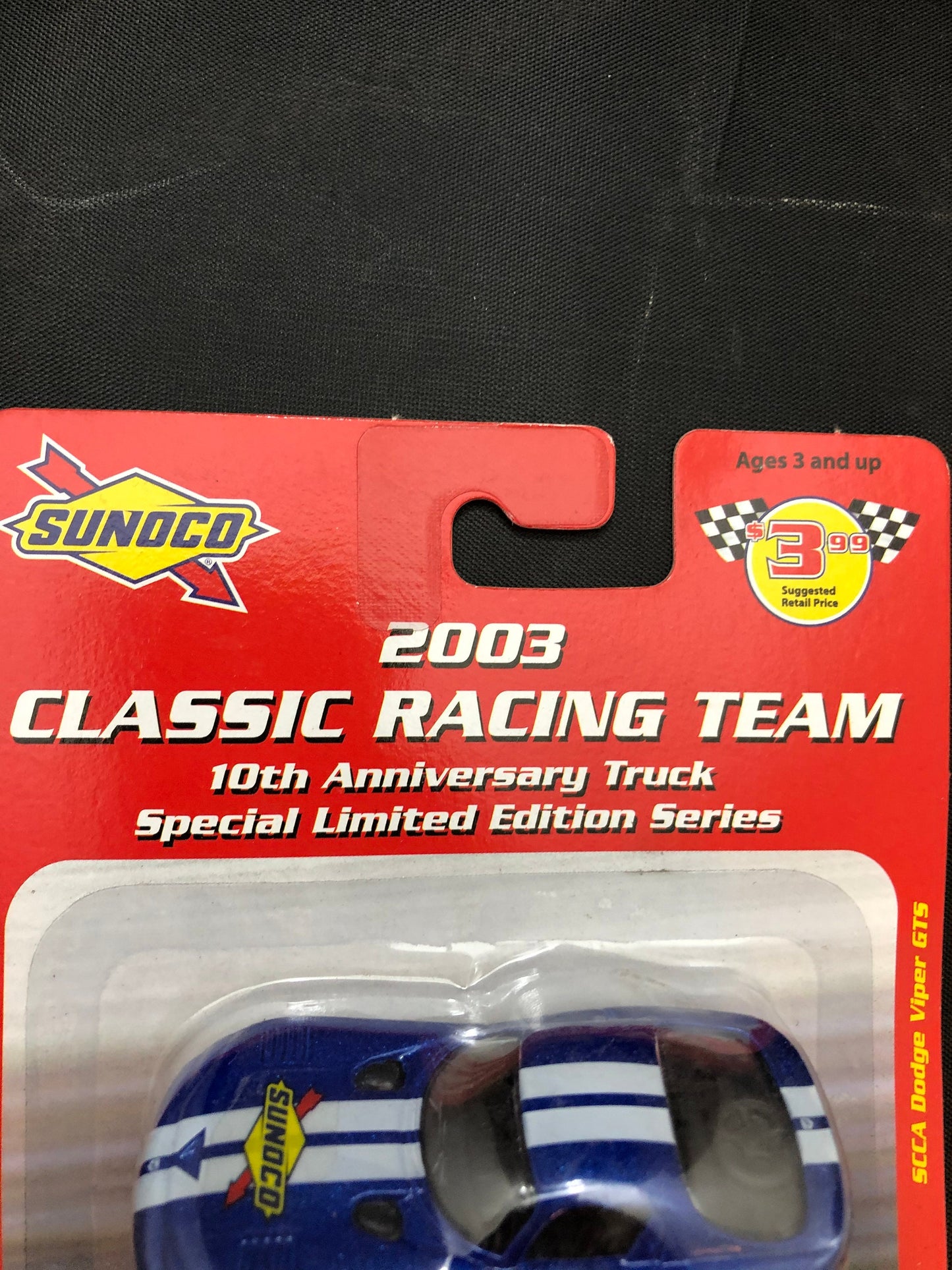 Vintage Sunoco 2003 Classic Racing Team 10th Anniversary Truck Special Limited Edition Series.