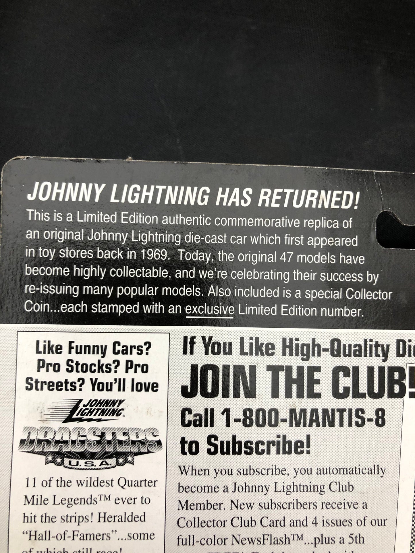 Vintage Johnny Lightning Commemorative Limited Edition The Challengers Cars