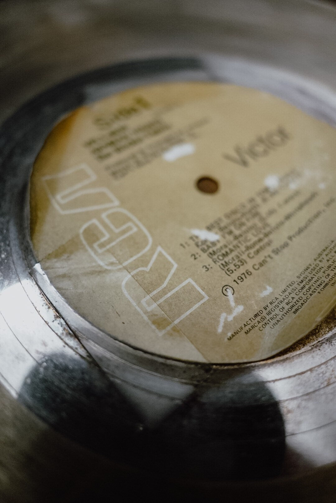 Vintage Platinum Album Award