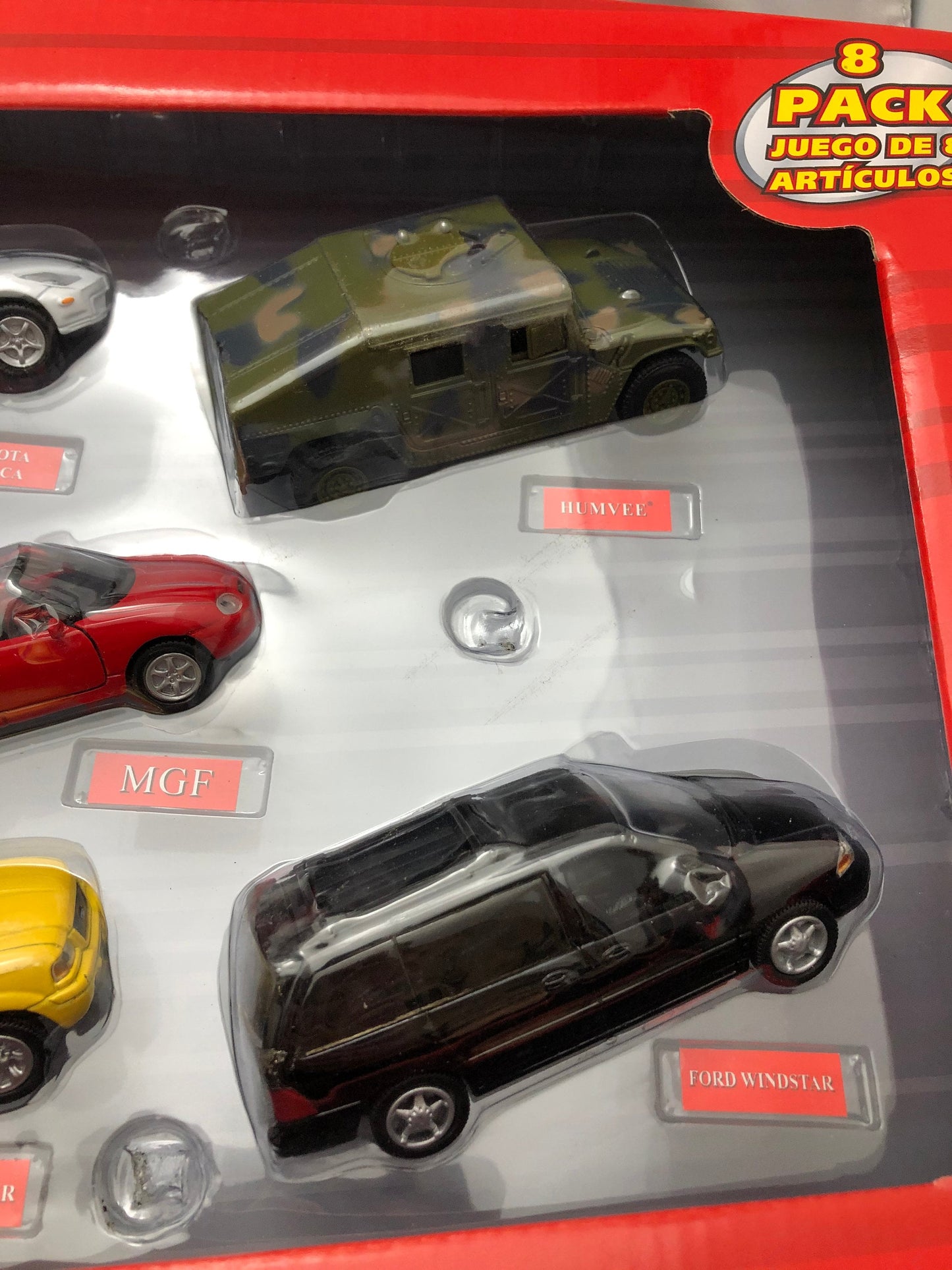 Vintage Fast Lane 8 Pack Car Collection | Toys and Games