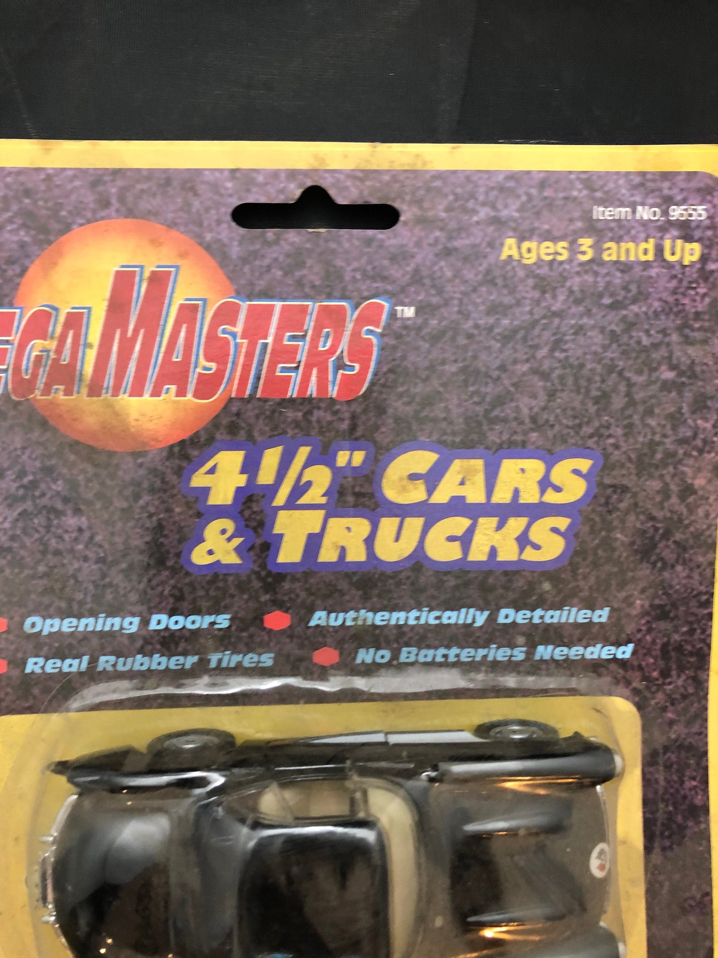 Vintage Mega Masters Die Cast Metal Pull Back Action 4 1/2" Cars and Trucks.