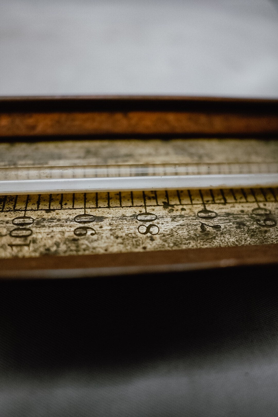 Antique brass candy thermometer