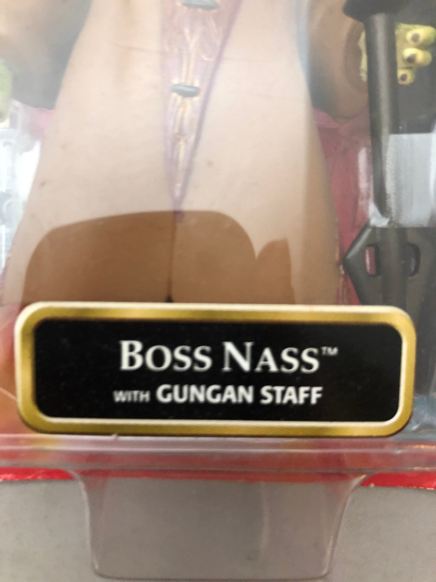 Vintage Star Wars Episode I : Boss Nass - With Gungan Staff.