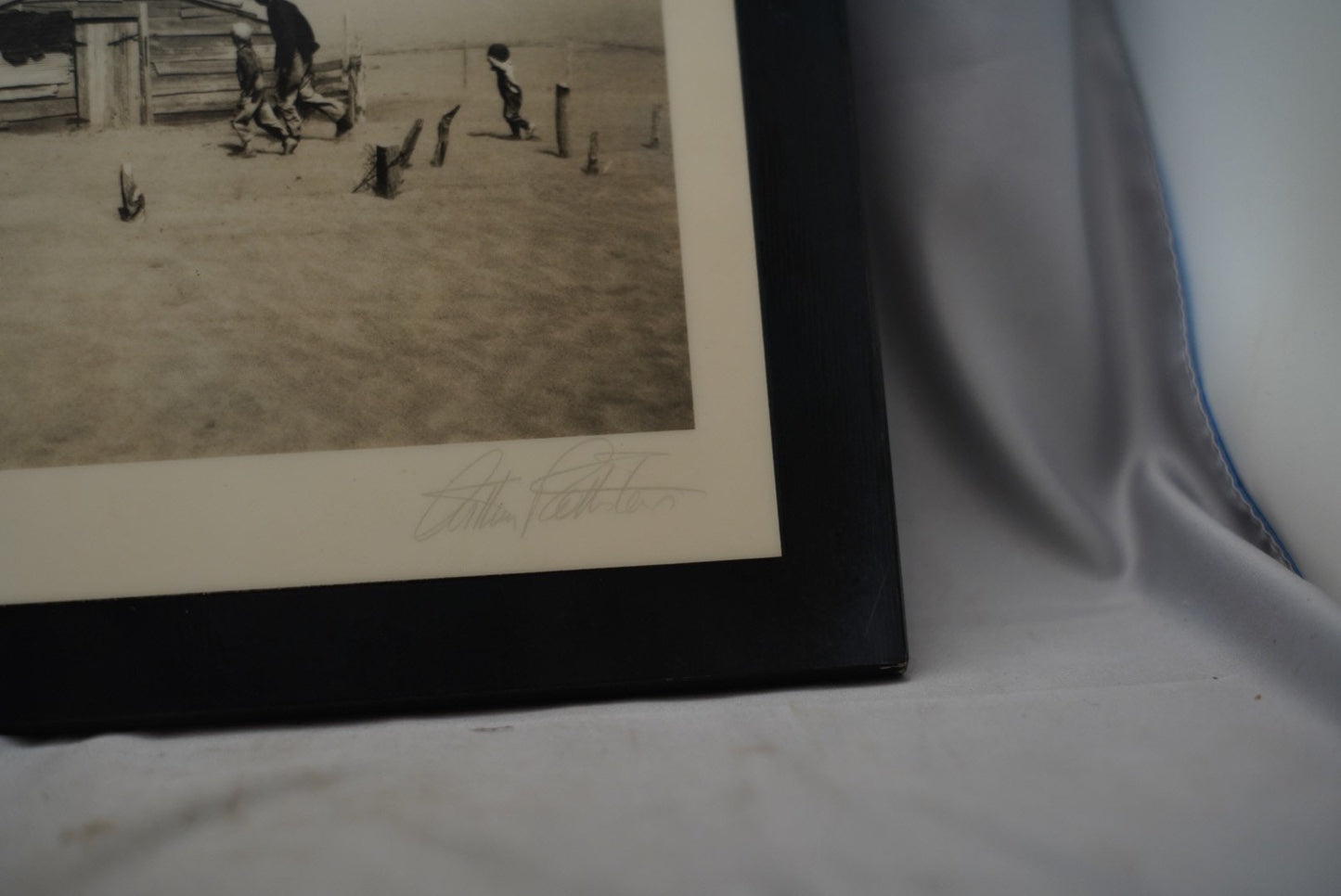 Authentic Arthur Rothstein Dust Bowl Print, Signed Fine Art Photography, Vintage Iconic Wall Art, Historical Memorabilia