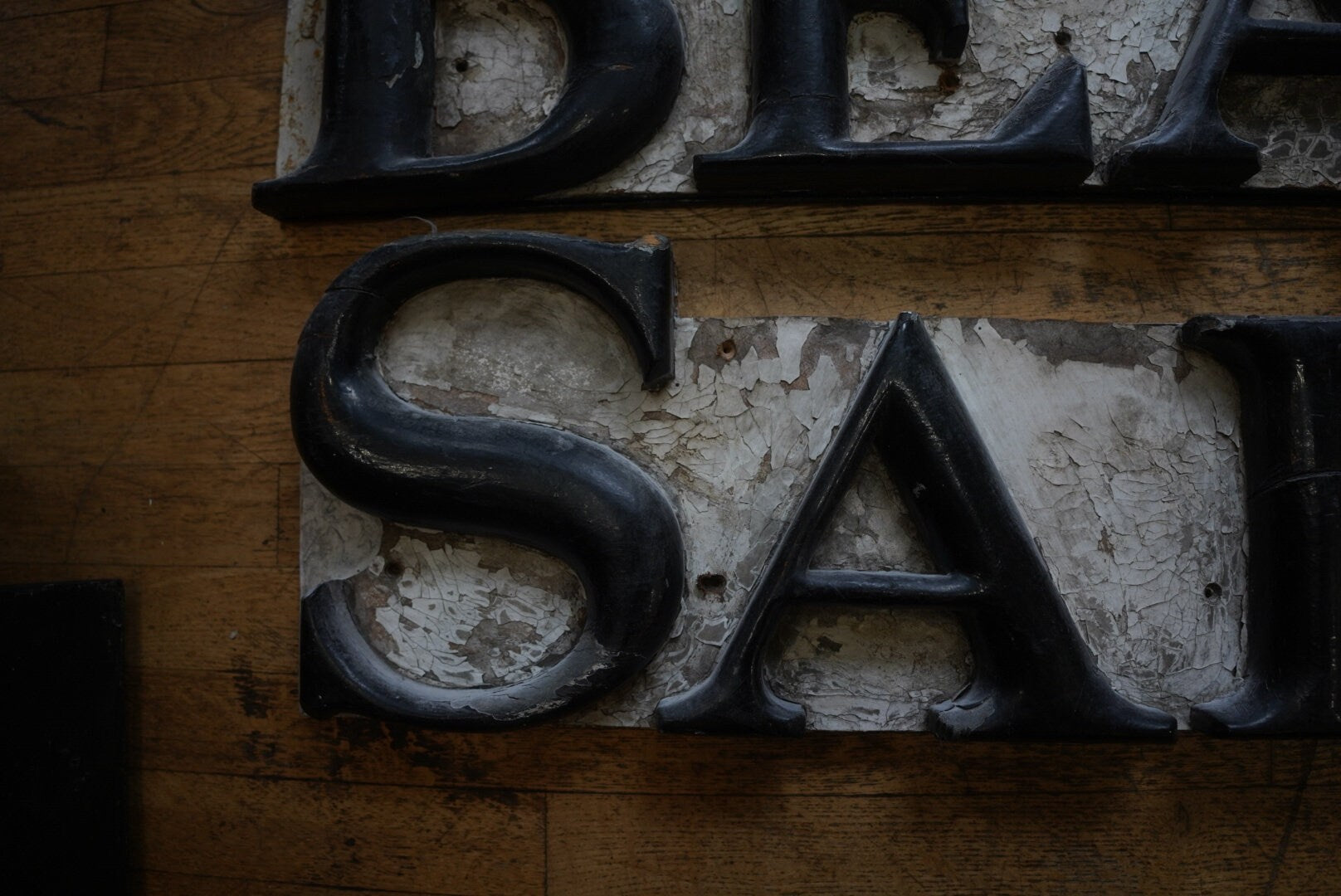 Amazing Vintage Beauty Salon Sign wooden