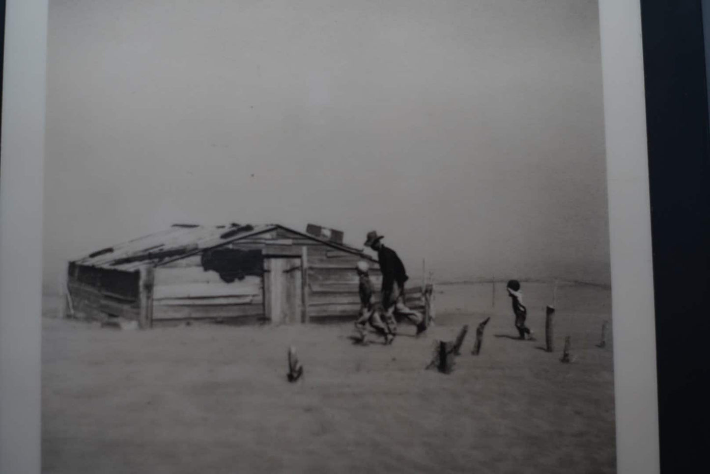 Authentic Arthur Rothstein Dust Bowl Print, Signed Fine Art Photography, Vintage Iconic Wall Art, Historical Memorabilia