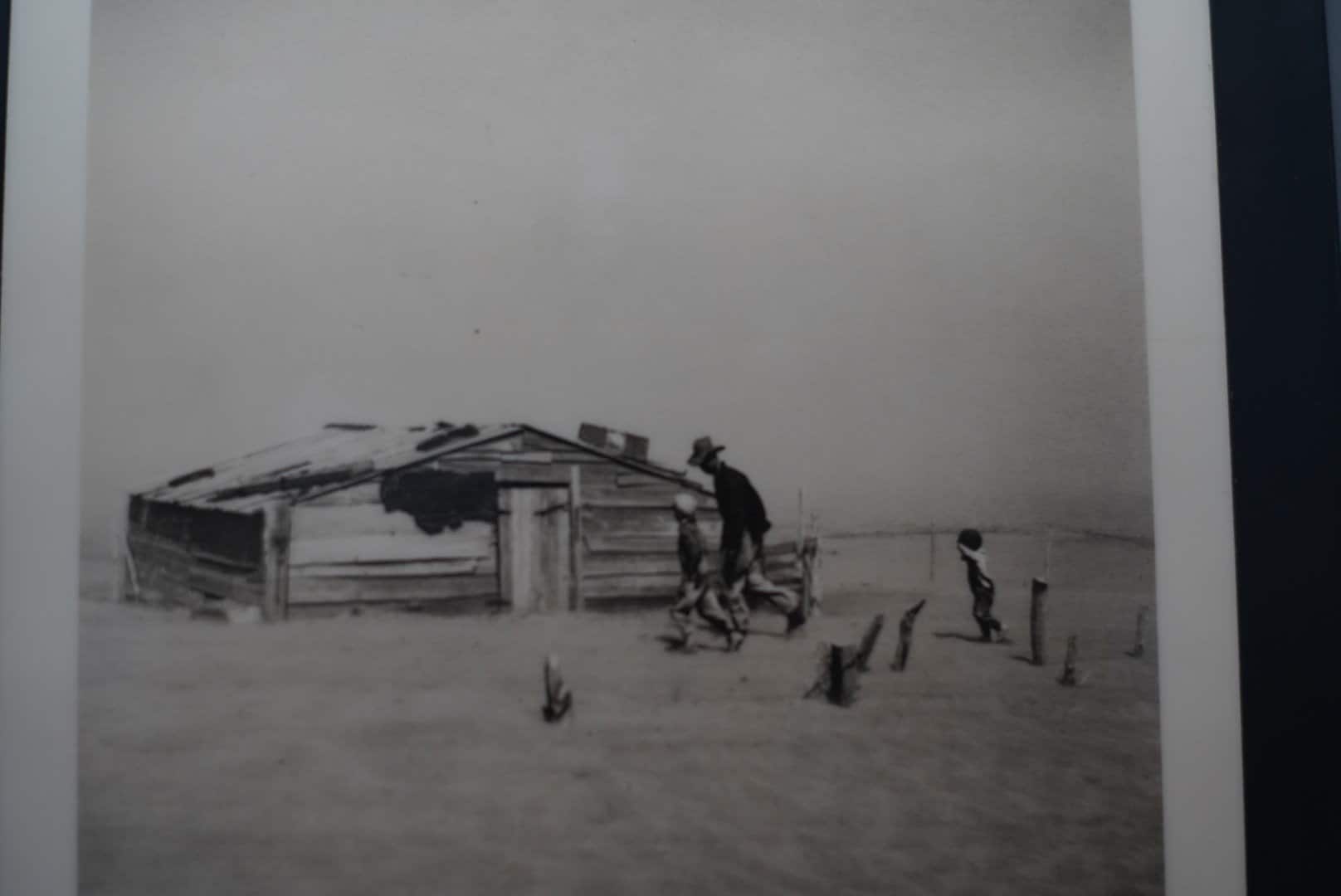 Authentic Arthur Rothstein Dust Bowl Print, Signed Fine Art Photography, Vintage Iconic Wall Art, Historical Memorabilia