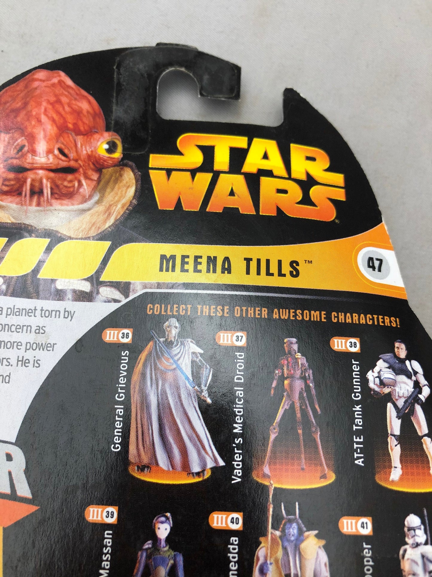 Star Wars Revenge of the Sith. Senator, Meena Tills figurine.