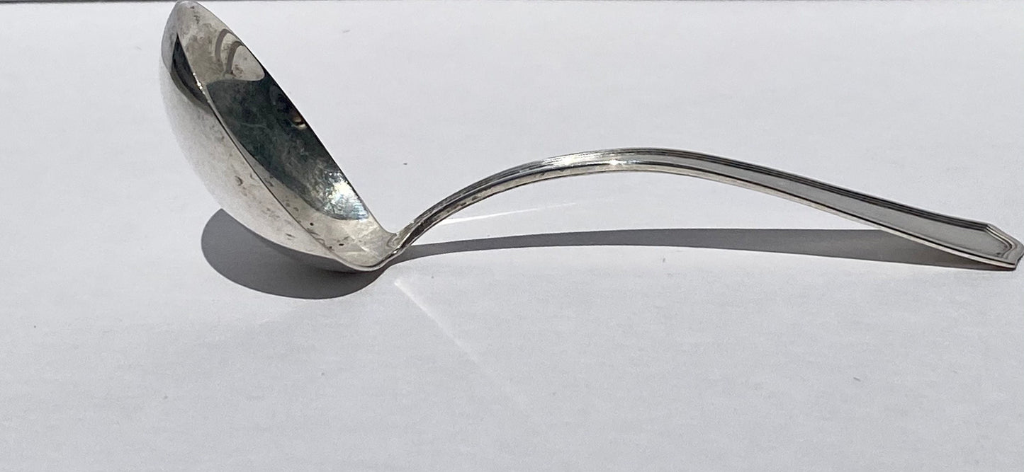 1921 International Silver Company Soup Ladle with Sterling Gilding