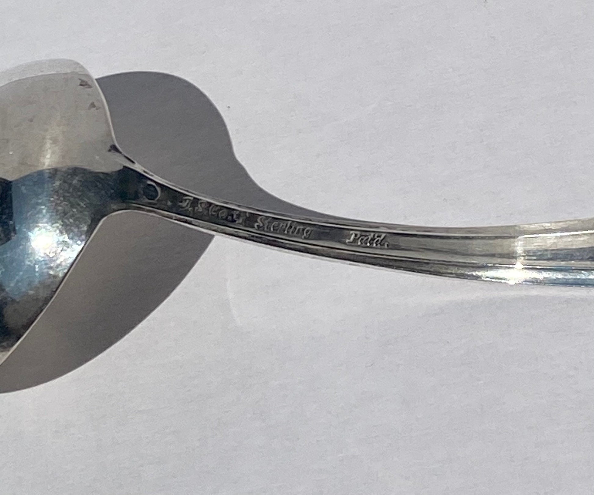 1921 International Silver Company Soup Ladle with Sterling Gilding