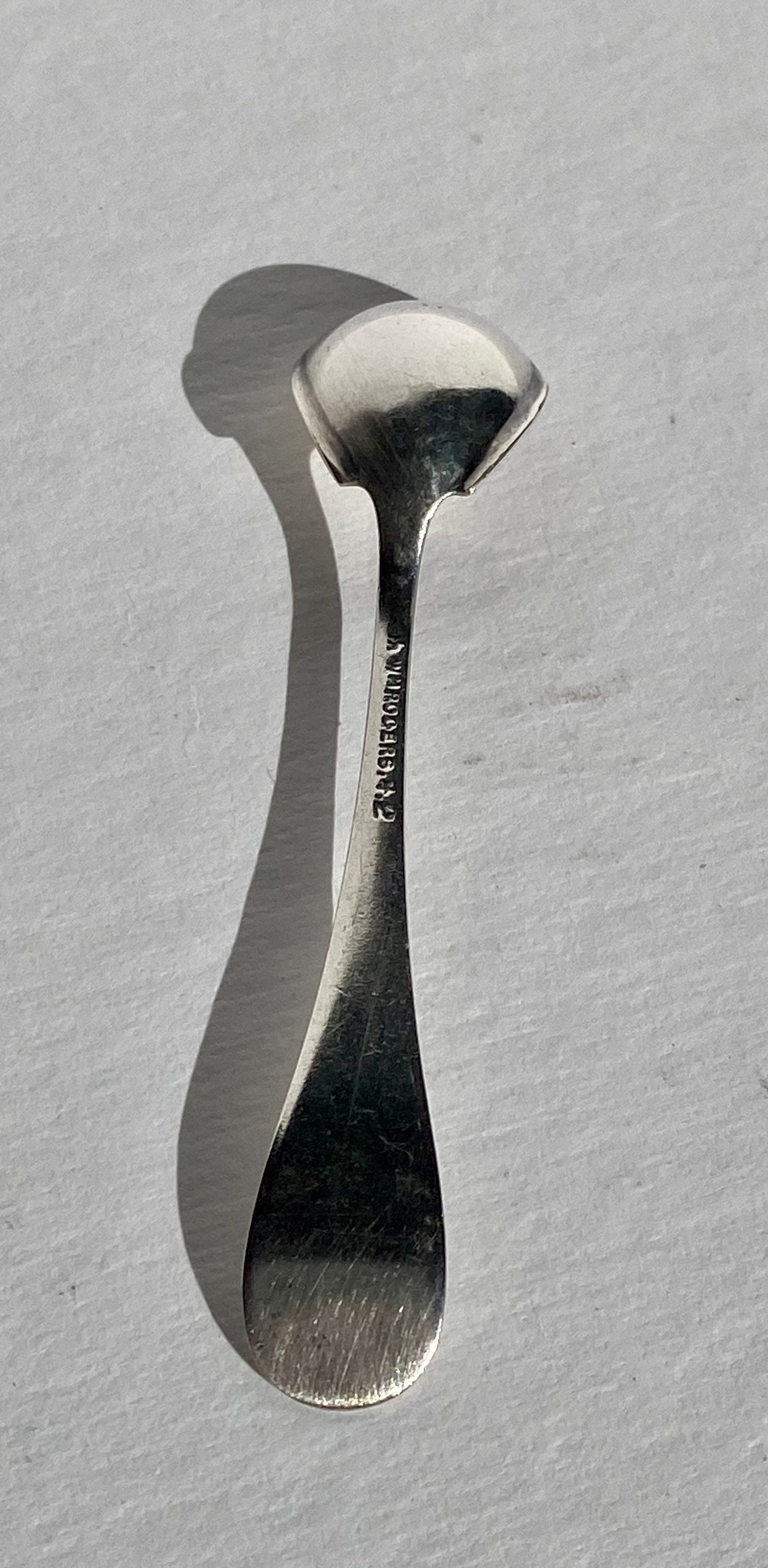 Vintage W.M. Rogers Silver-Plated Salt Spoon | Home and Living