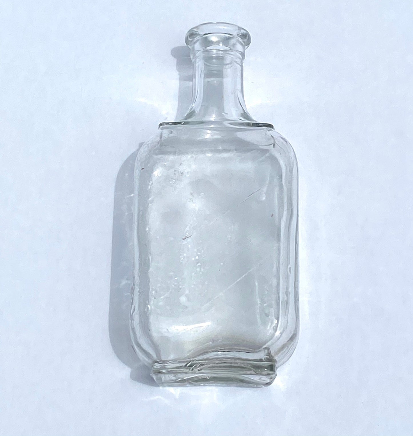 Vintage Unmarked Glass Medicine Bottle