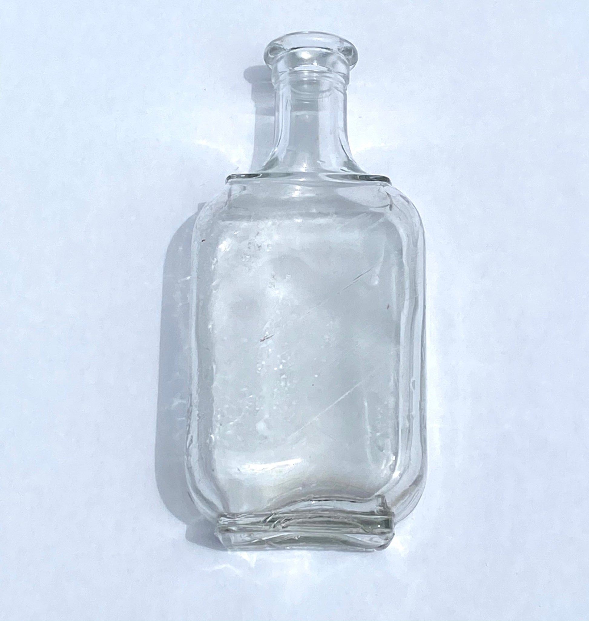 Vintage Unmarked Glass Medicine Bottle