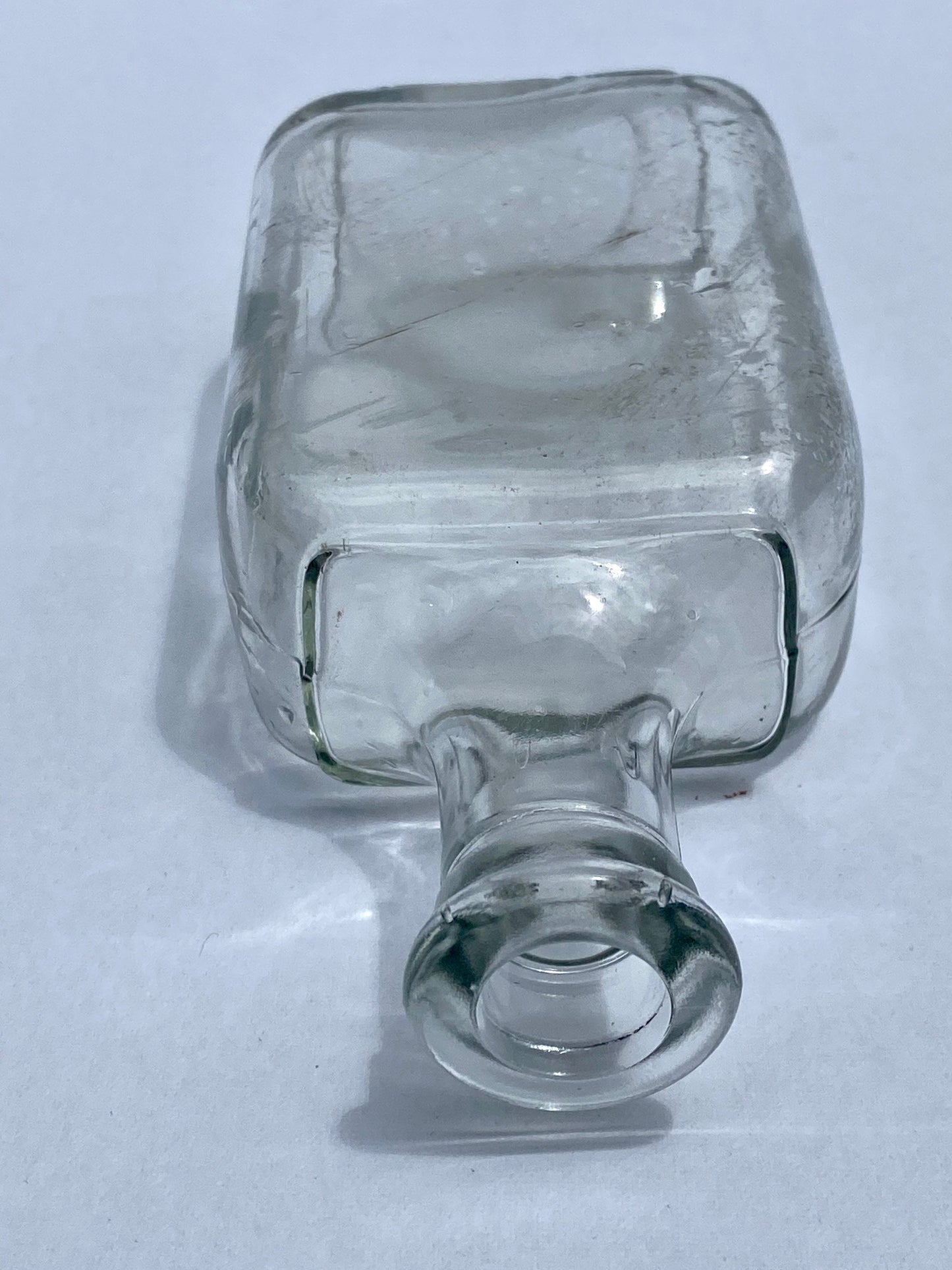 Vintage Unmarked Glass Medicine Bottle