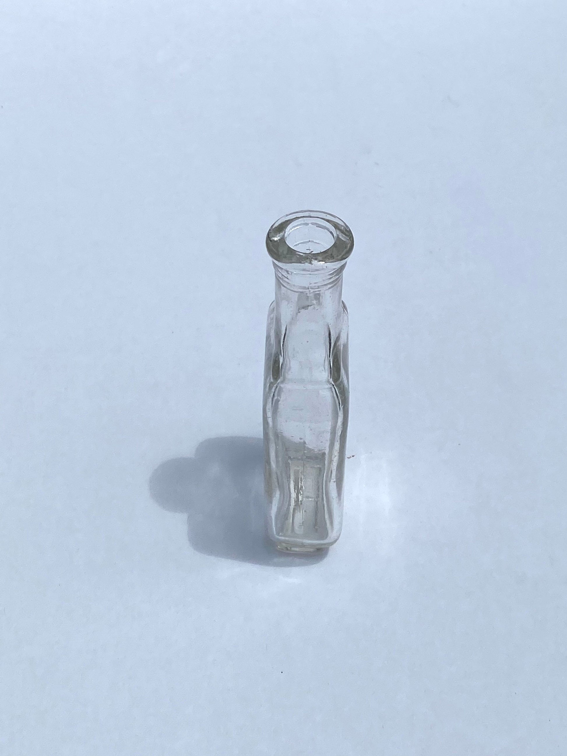 Vintage Mini Unmarked Glass Medicine Bottle