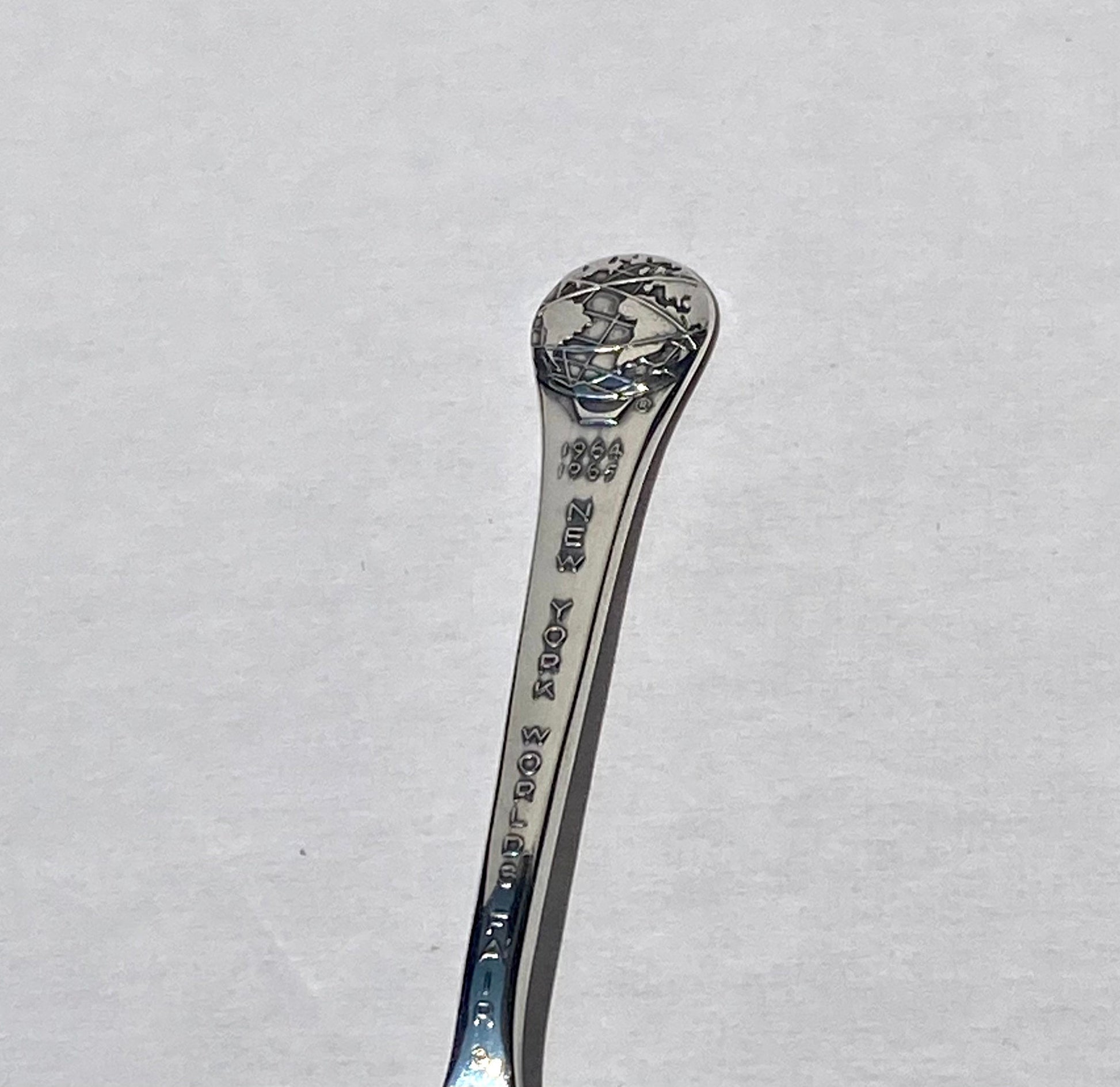 1964-5 New York World's Fair Oneida Silversmiths Sterling Spoon