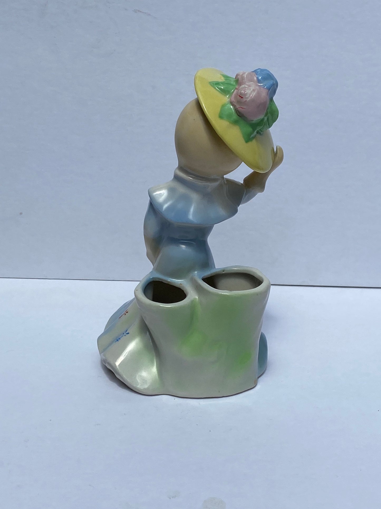 Vintage Japanese Hand painted Porcelain Vase Figure