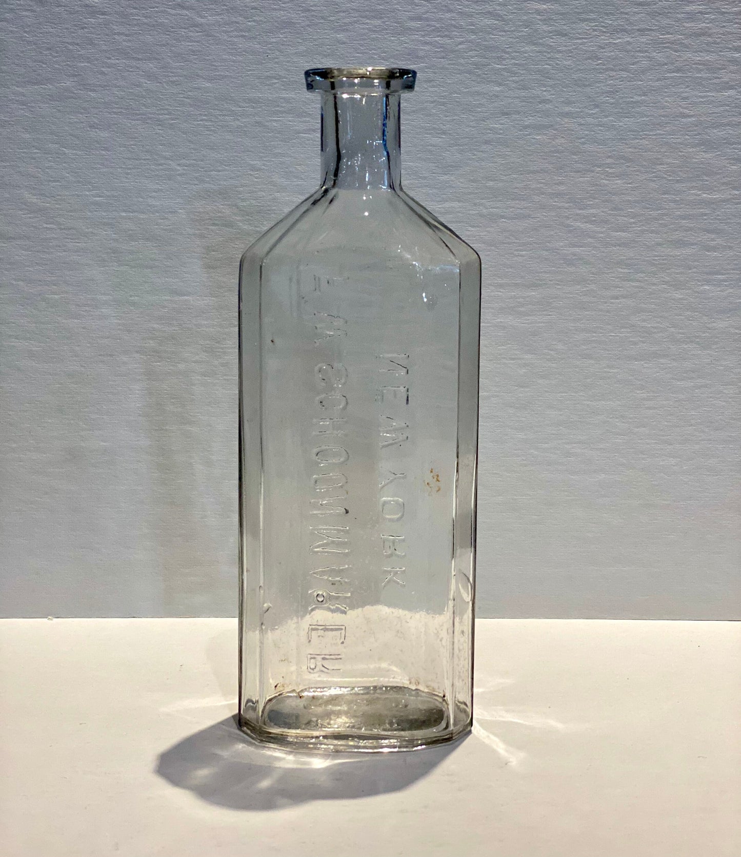 Antique F.W. Schoonmaker New York Medicine Bottle