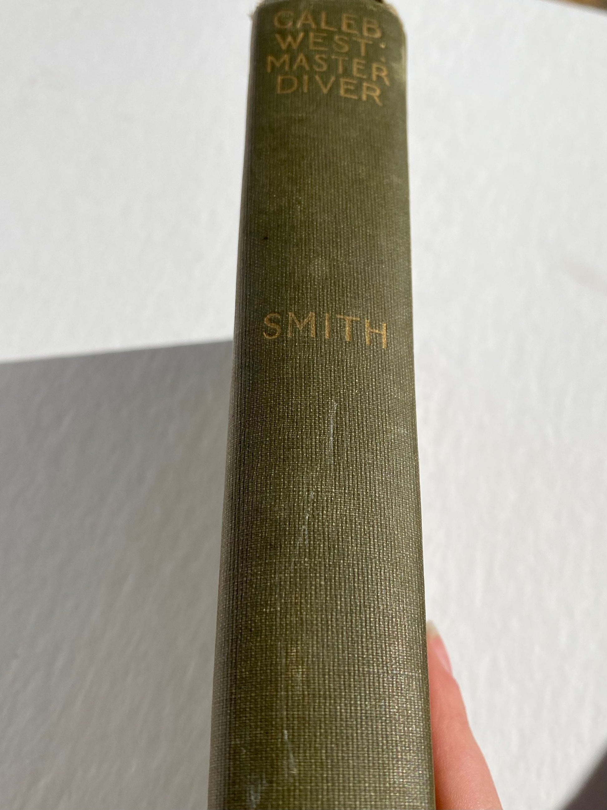 Antique Francis Hopkinson Smith Book 1898, Caleb West Master Diver Novel, Old Diving Story, Vintage Reading